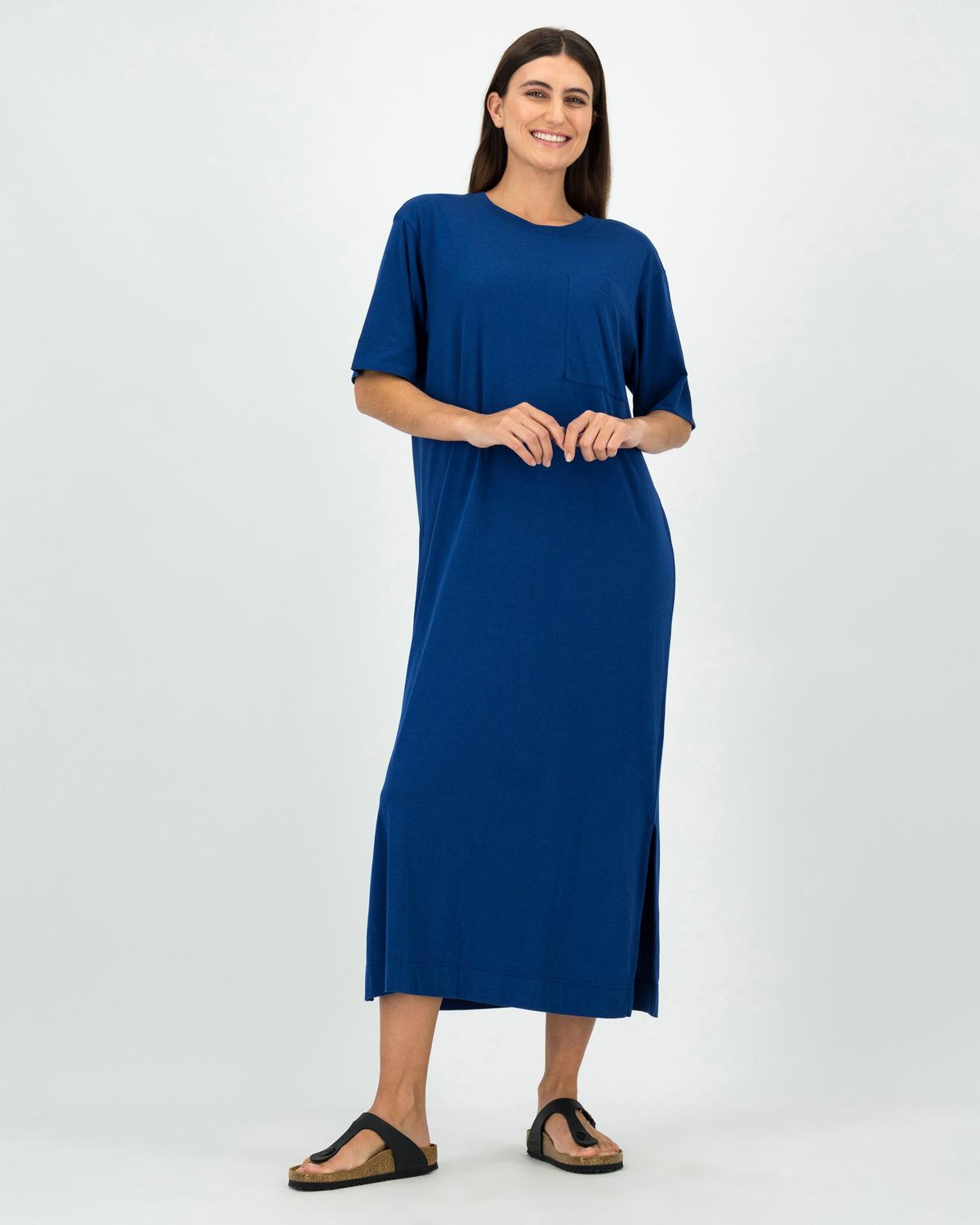 Rare Earth Women’s Maude T-shirt Dress -  Blue