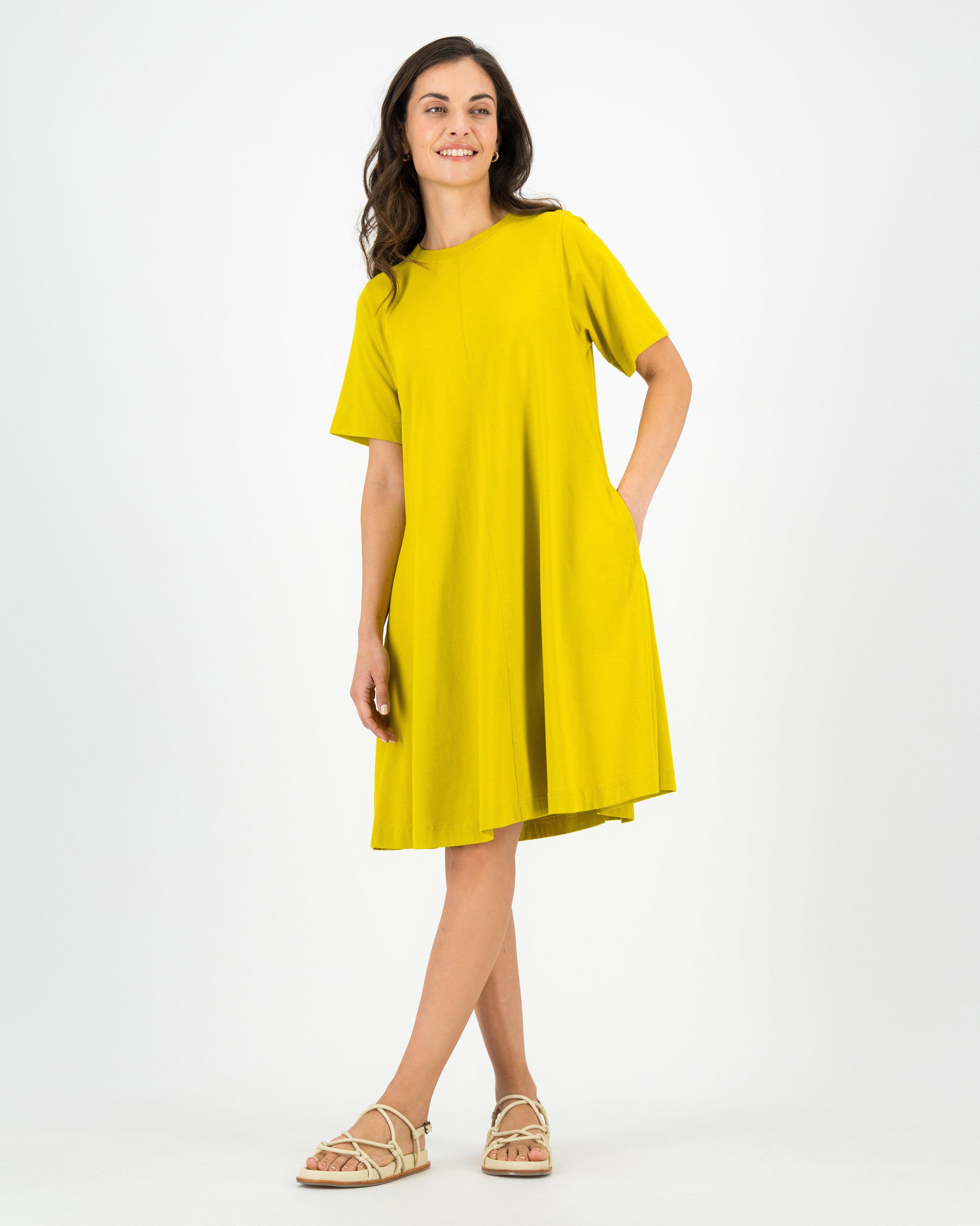 Rare Earth Women’s Chiara Swing Dress -  Chartreuse