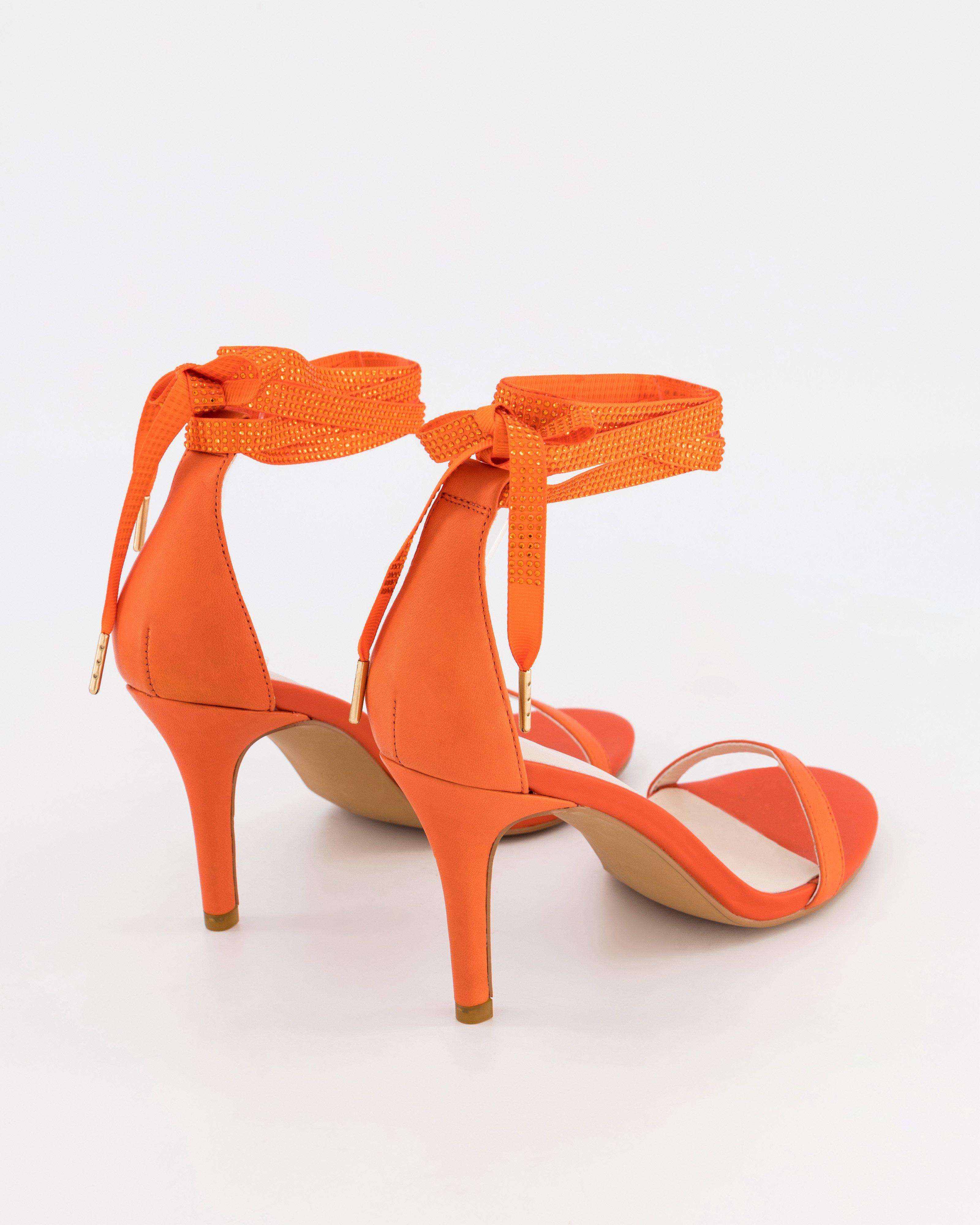 Luna Bling Heel -  Coral