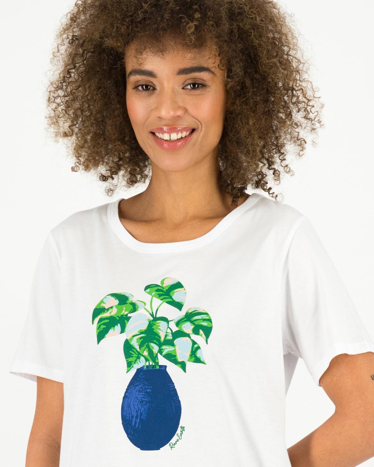Rare Earth Women's Monet Graphic T-shirt -  White