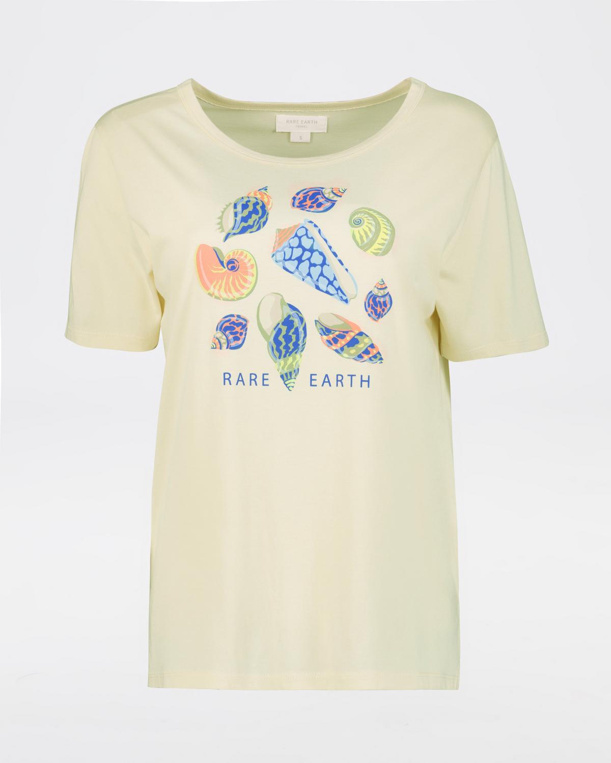Rare Earth Women's Monet Graphic T-shirt -  Stone