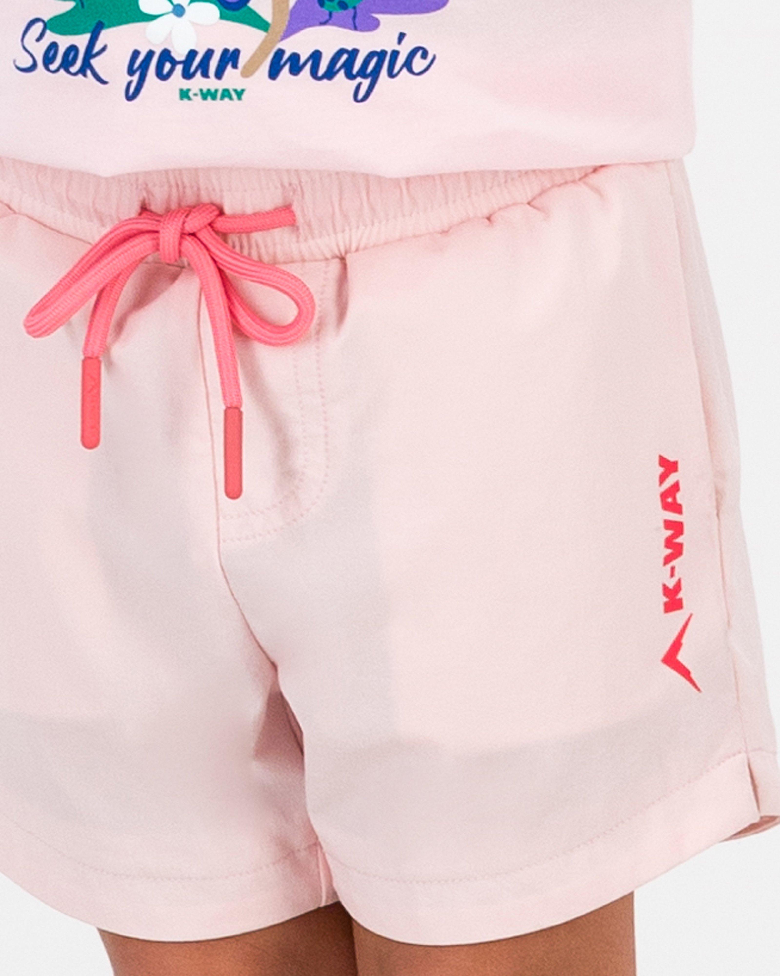 K-Way Kids Girls’ Adventure Shorts -  Pale Pink