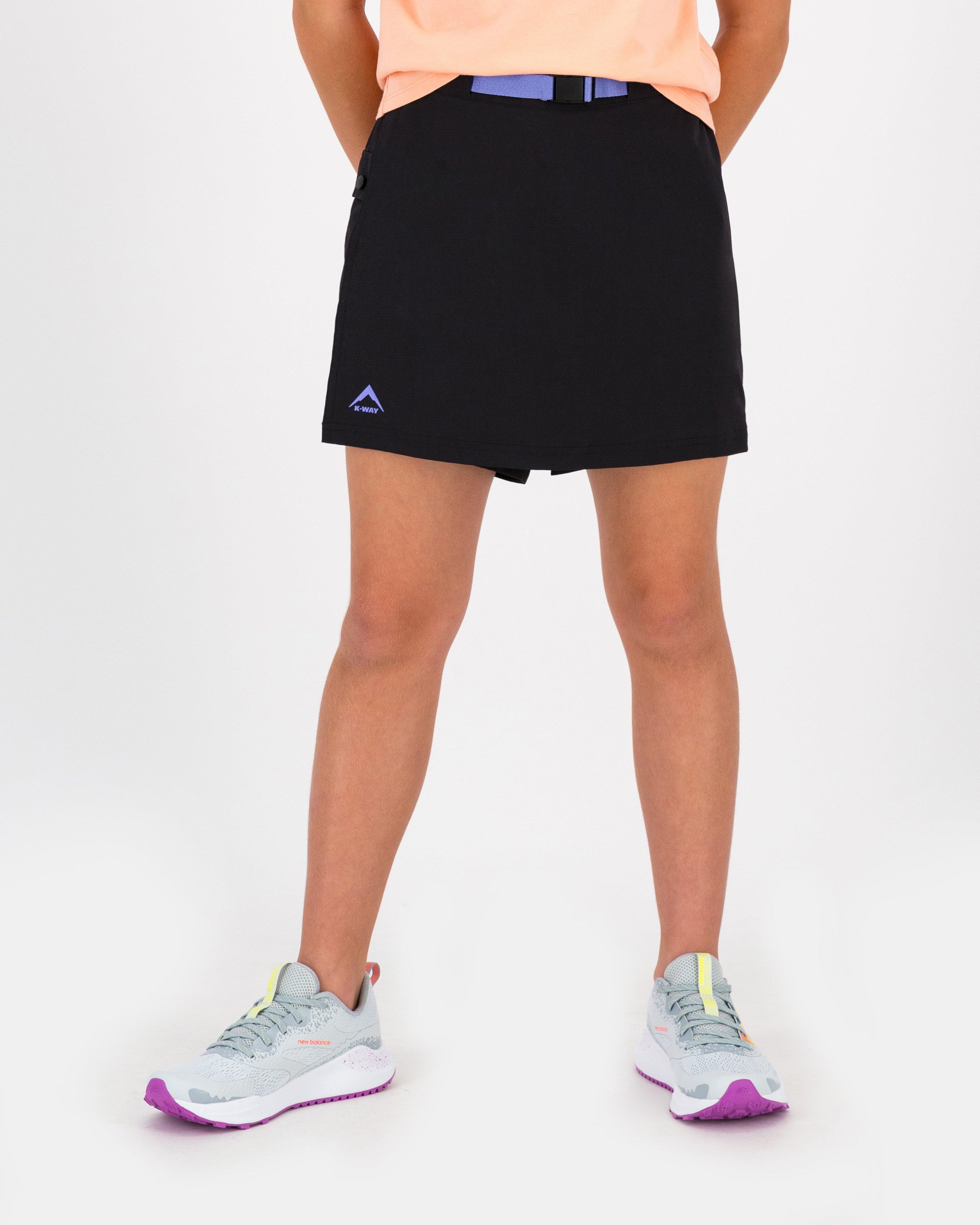 K-Way Youth Girls’ Hiking Skort -  Black