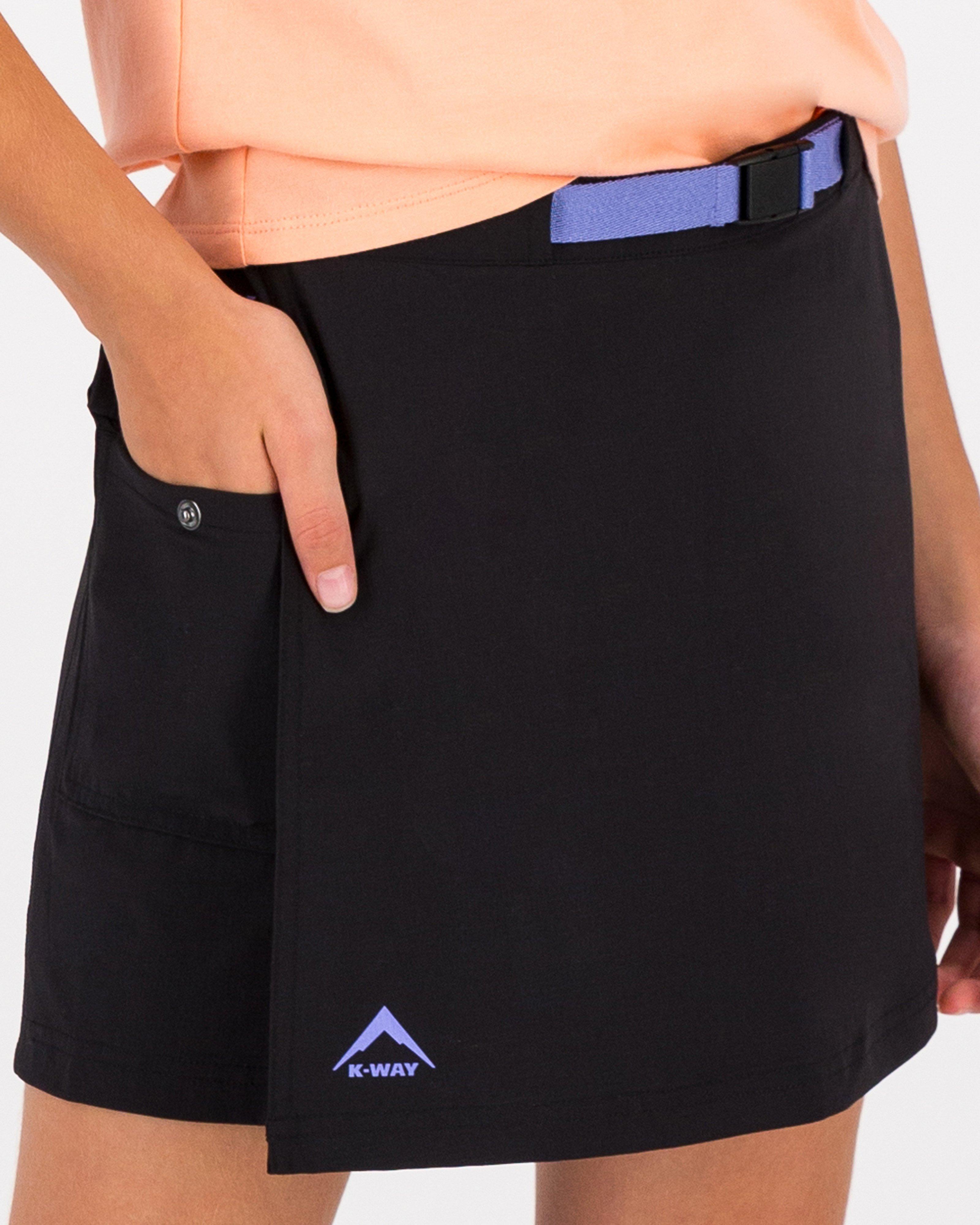 K-Way Youth Girls’ Hiking Skort  -  Black