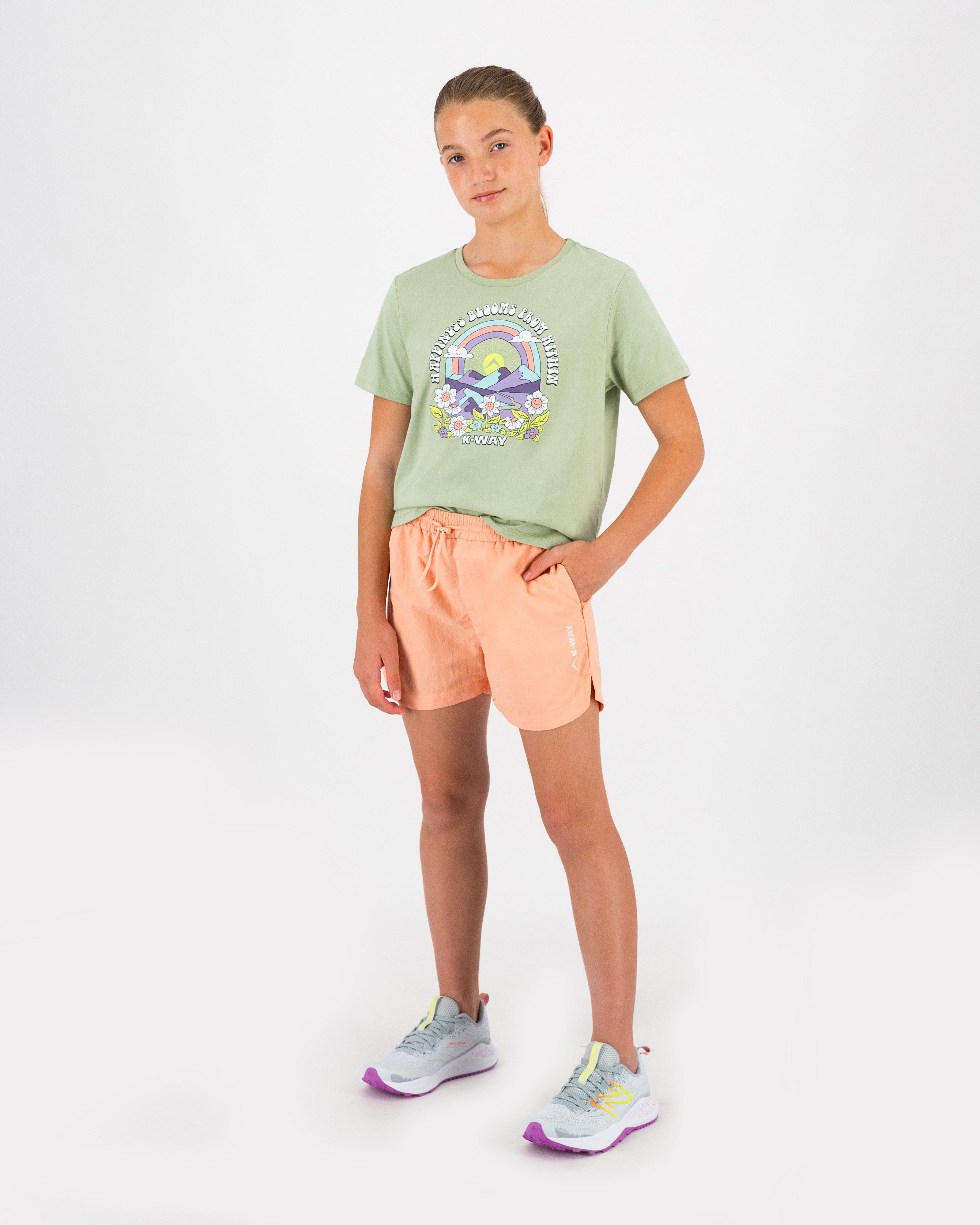 K-Way Youth Girls’ Adventure Shorts -  Apricot