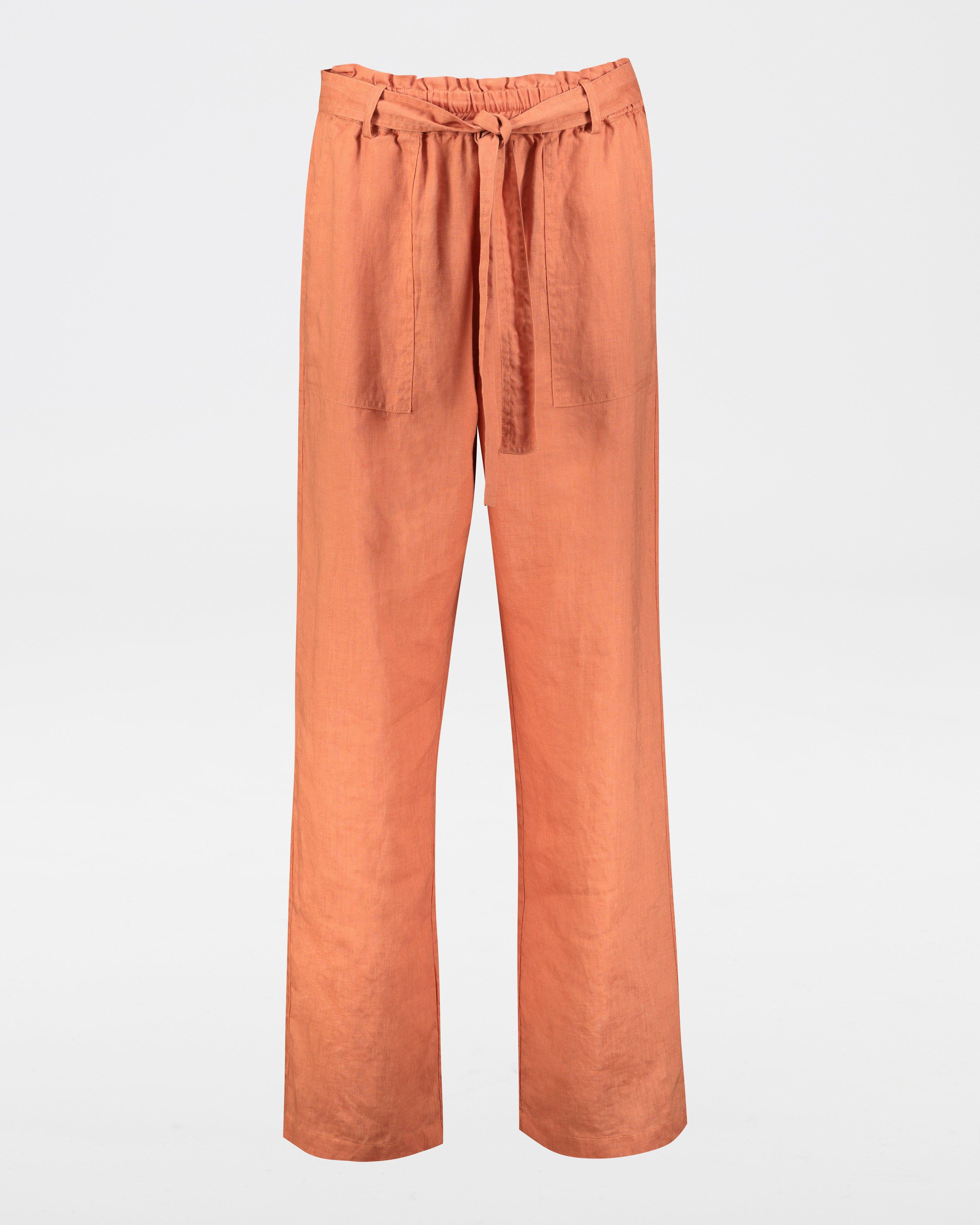 Rust hot sale paperbag trousers