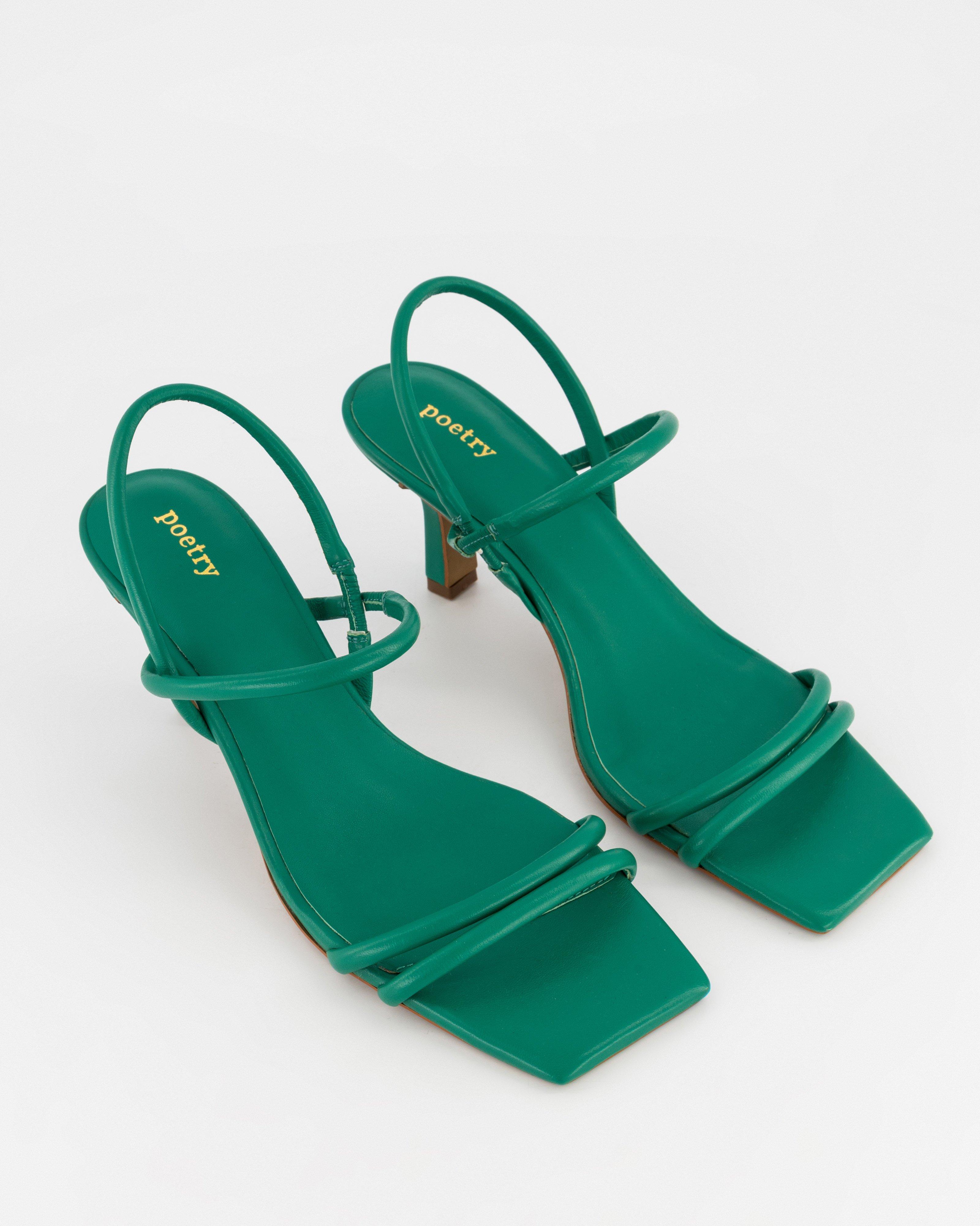 Carmelita Heel -  Green