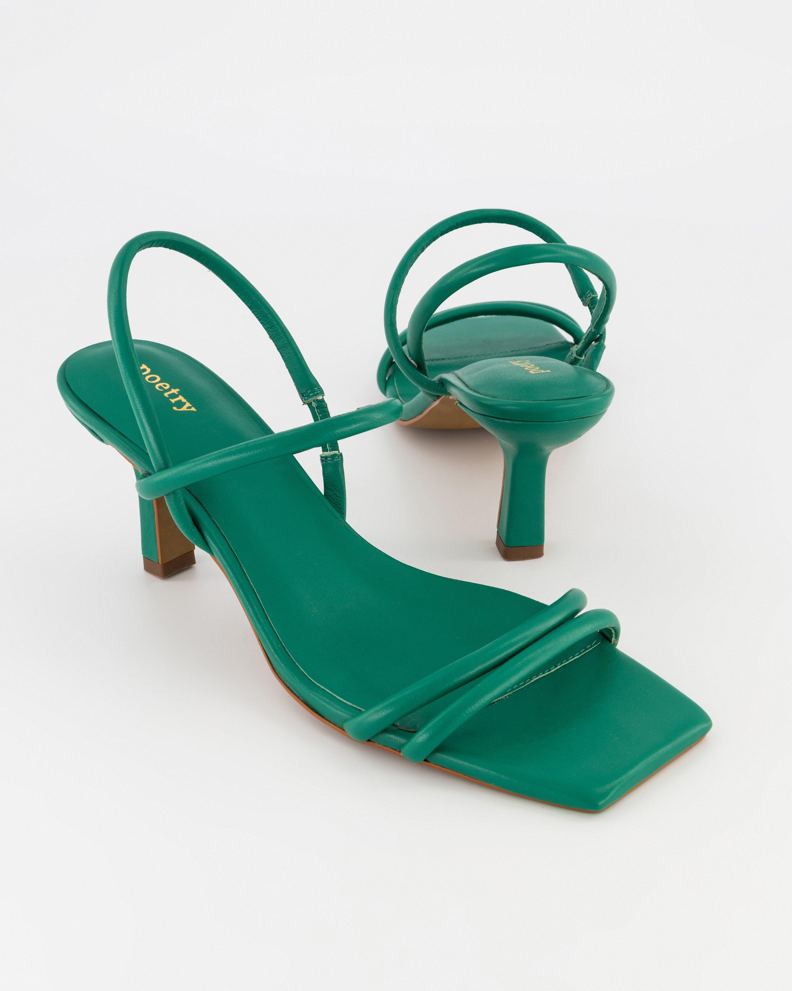 Carmelita Heel -  Green