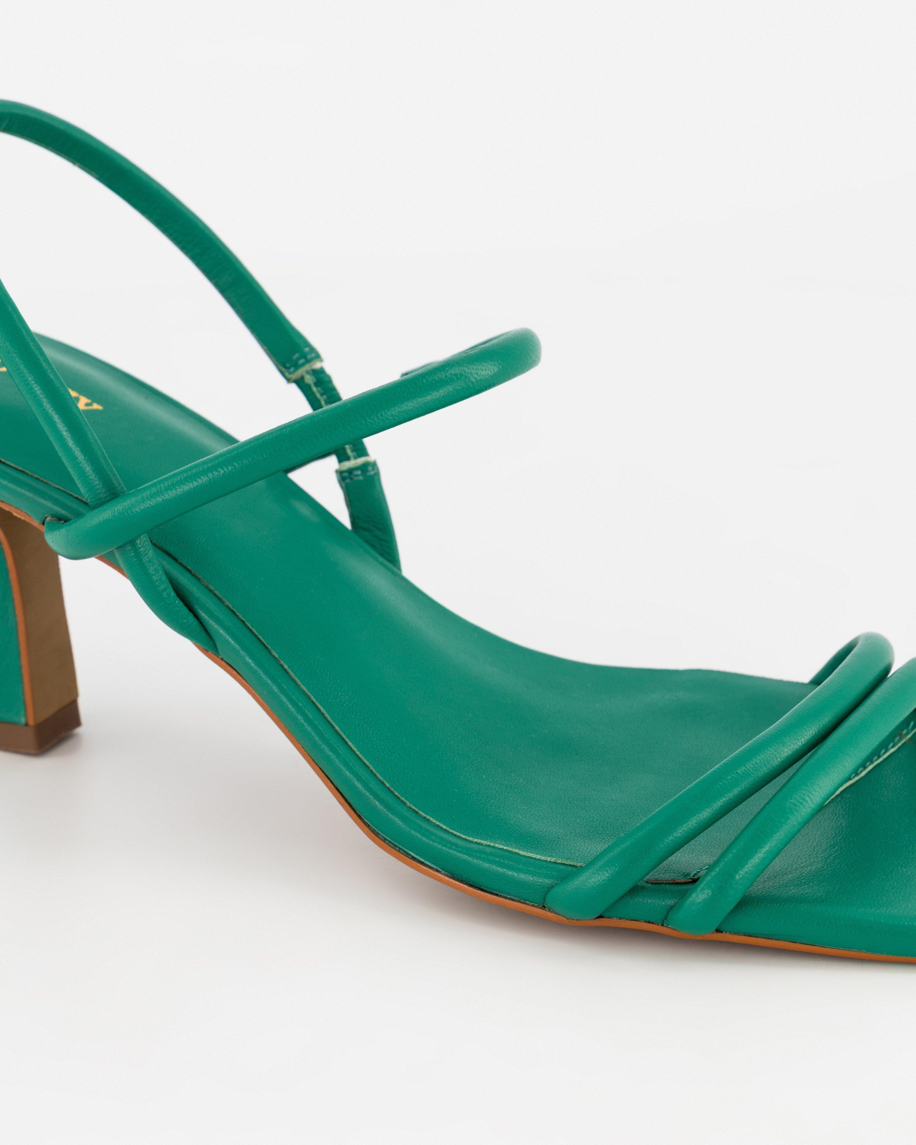 Carmelita Heel -  Green