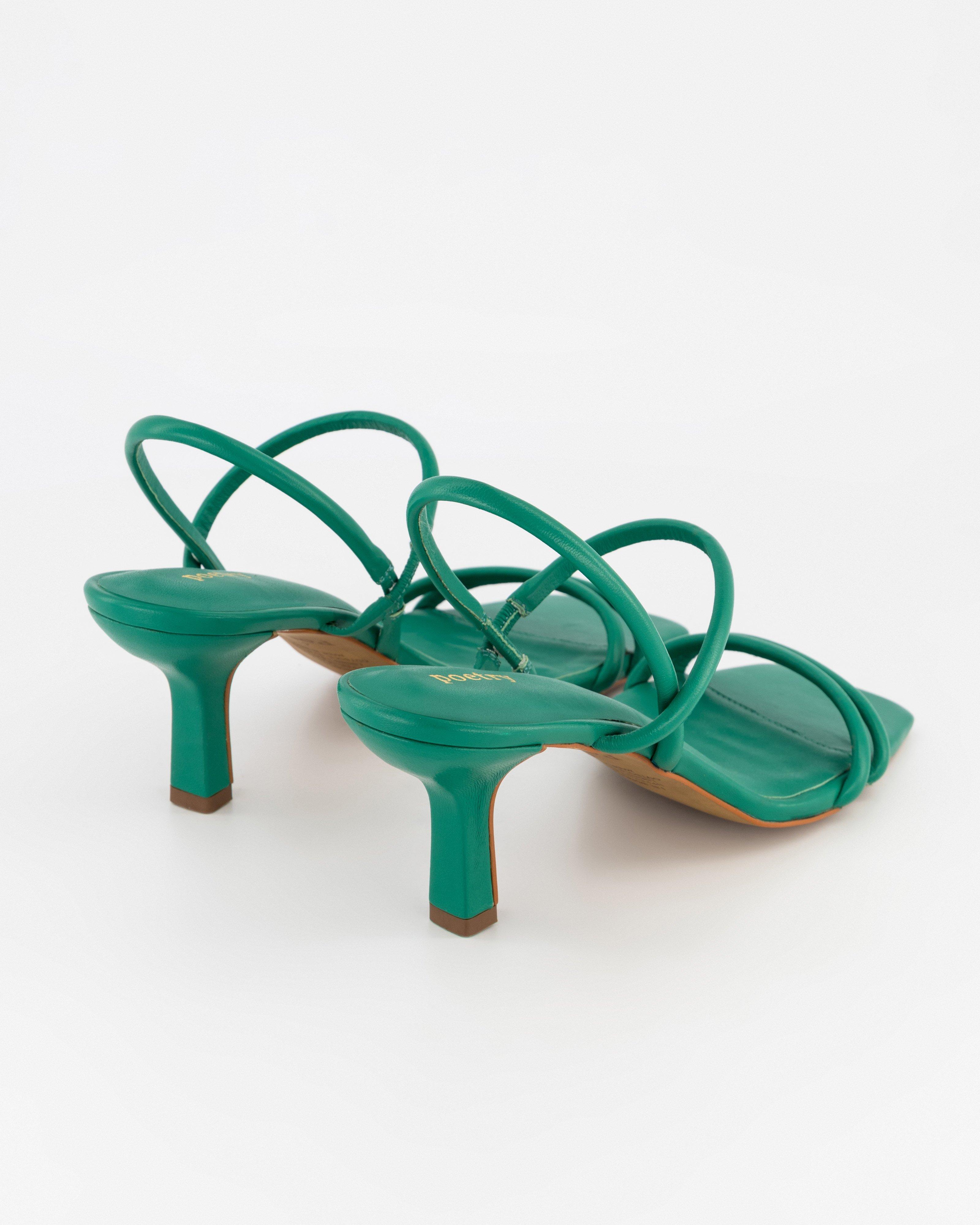 Carmelita Heel -  Green
