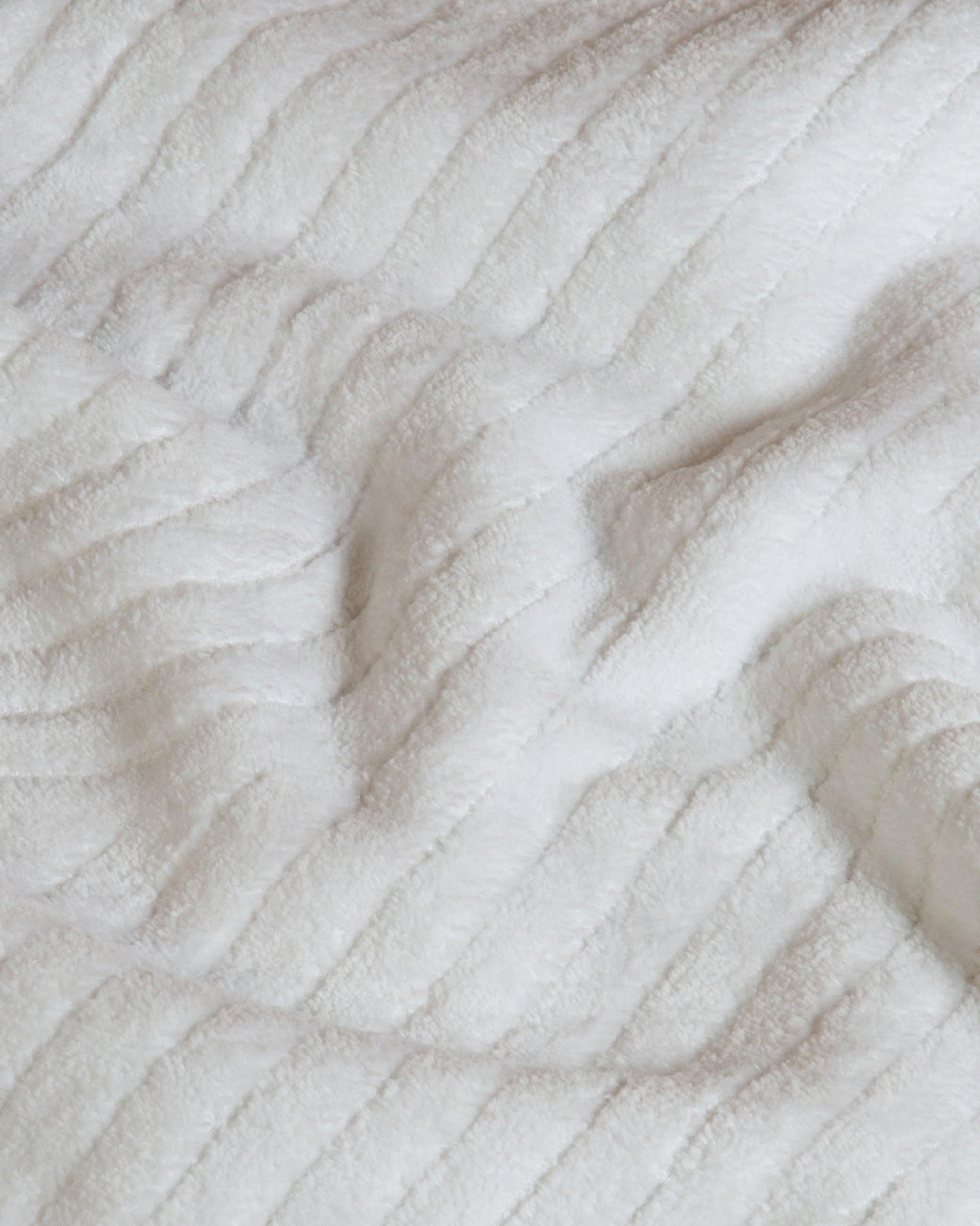 Velour Bath Mat (50 x 120) -  White