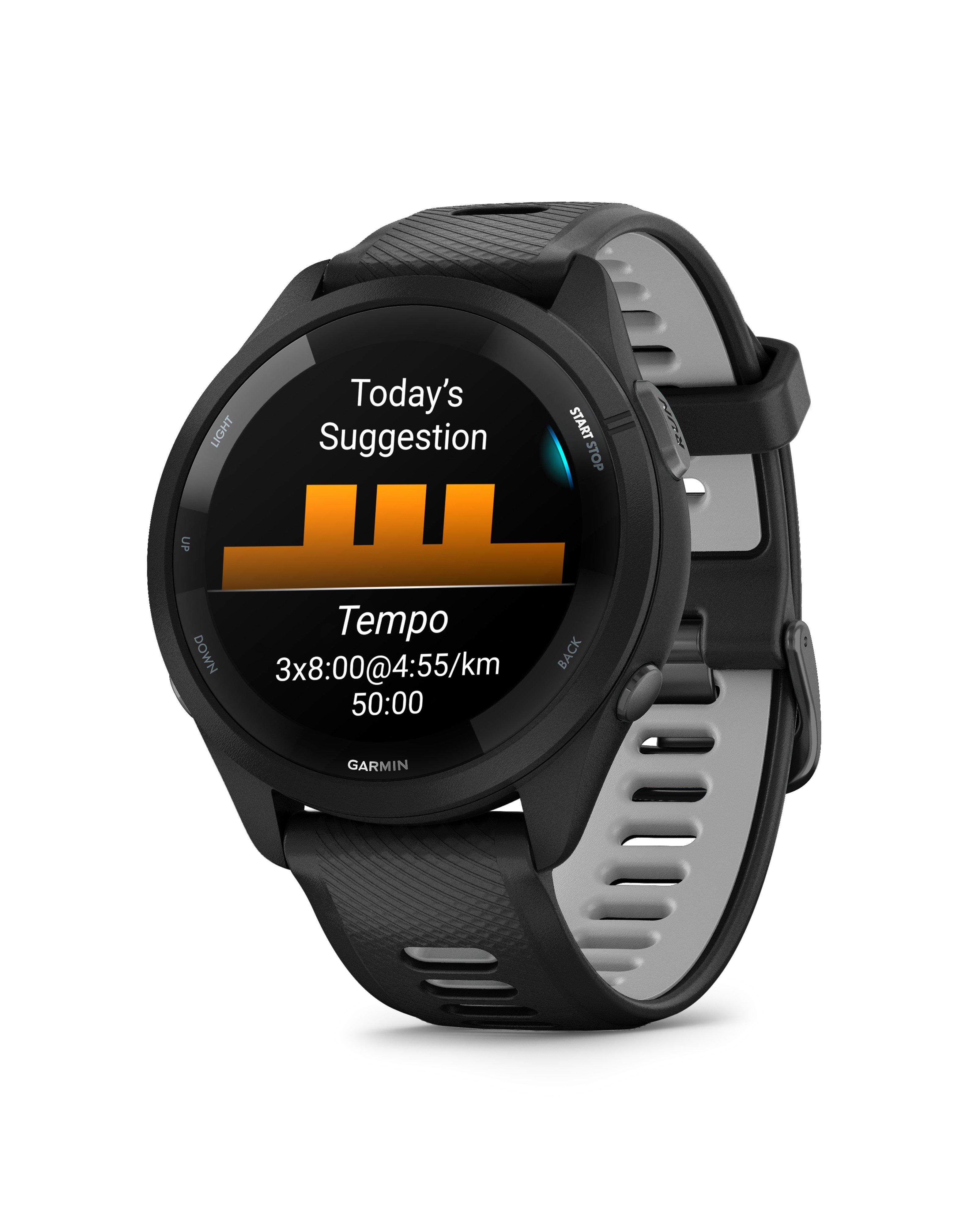 Garmin Forerunner 265 Music Smartwatch -  Black