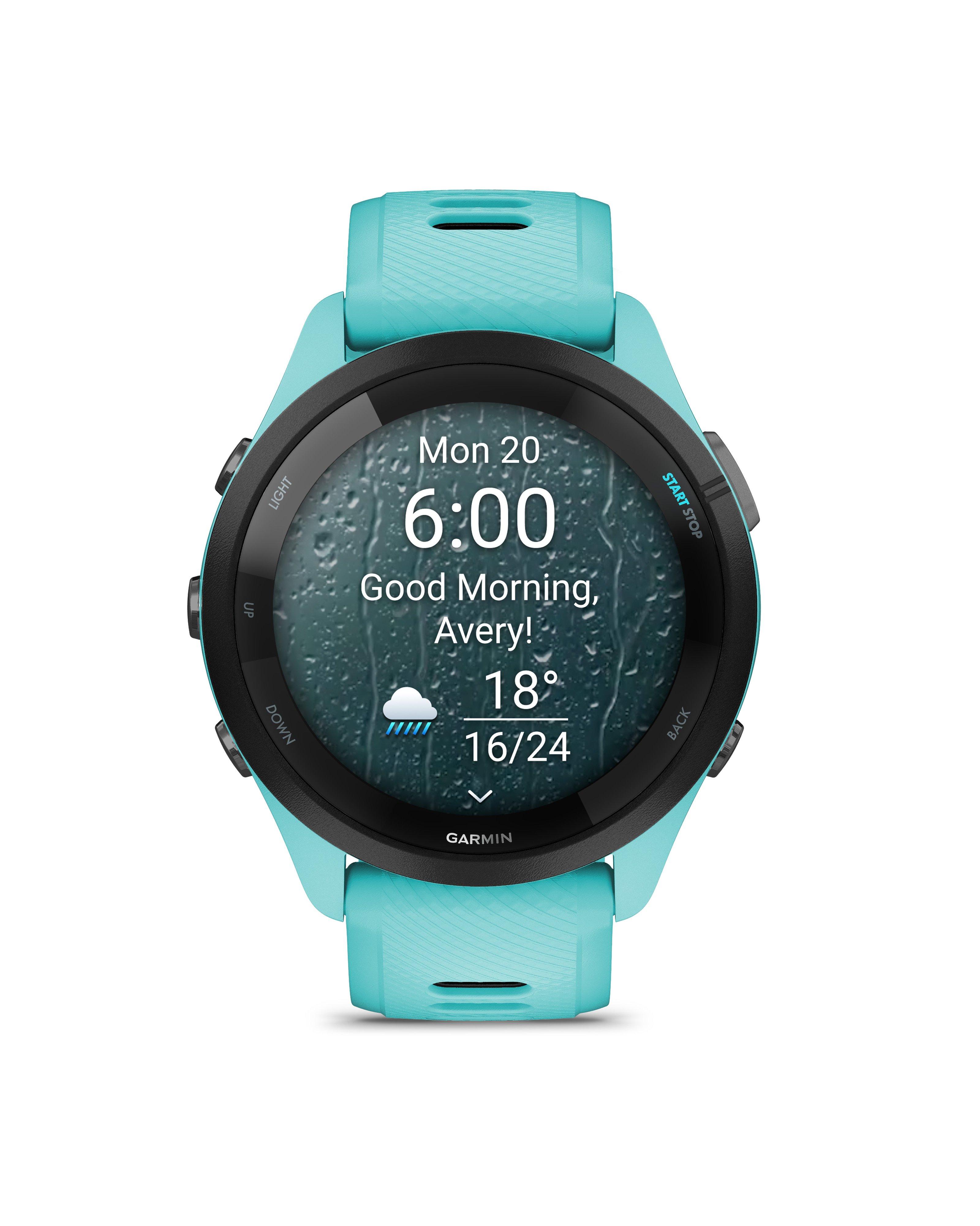 Garmin Forerunner 265 Music Smartwatch -  Aqua