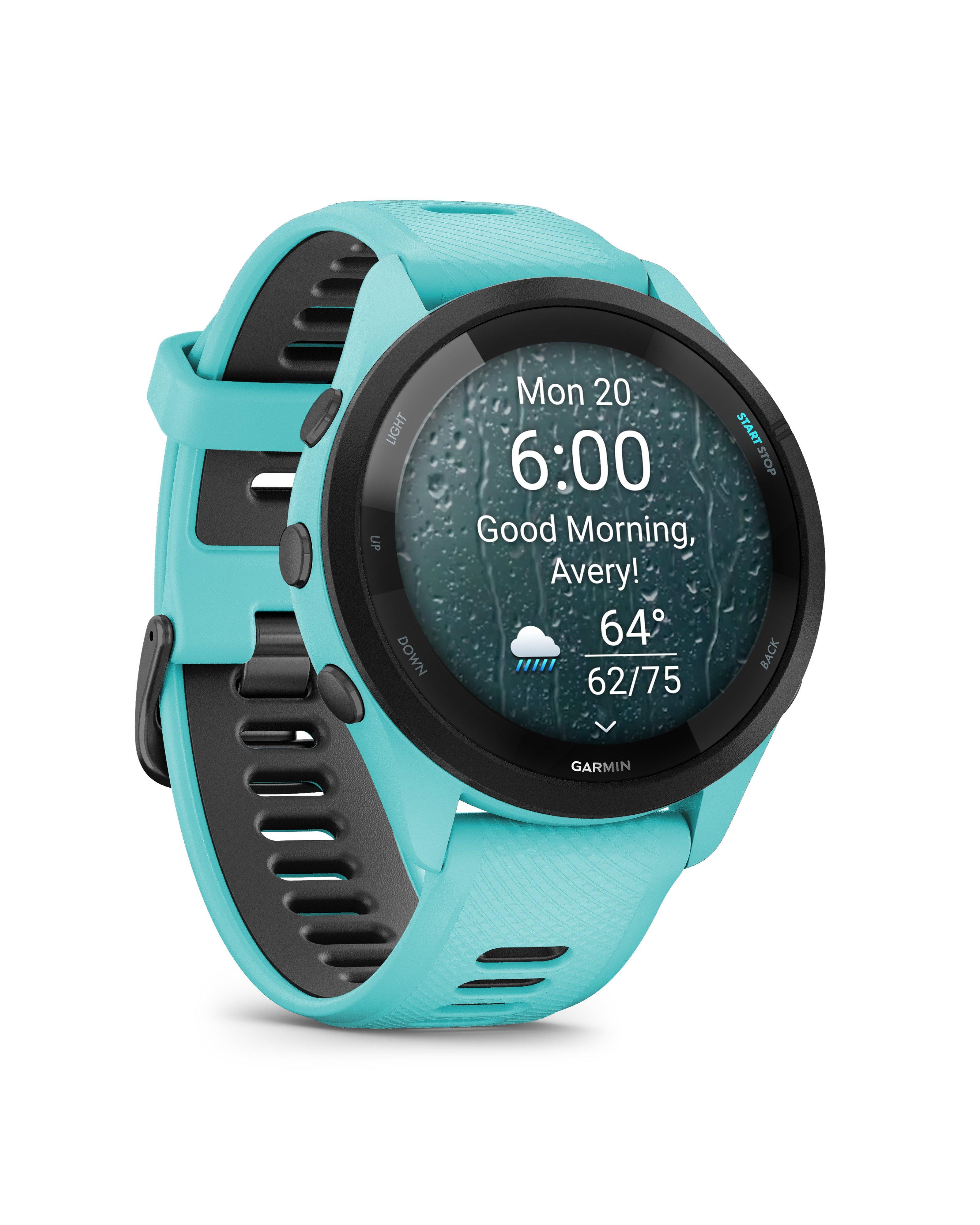 Garmin Forerunner 265 Music Smartwatch -  Aqua