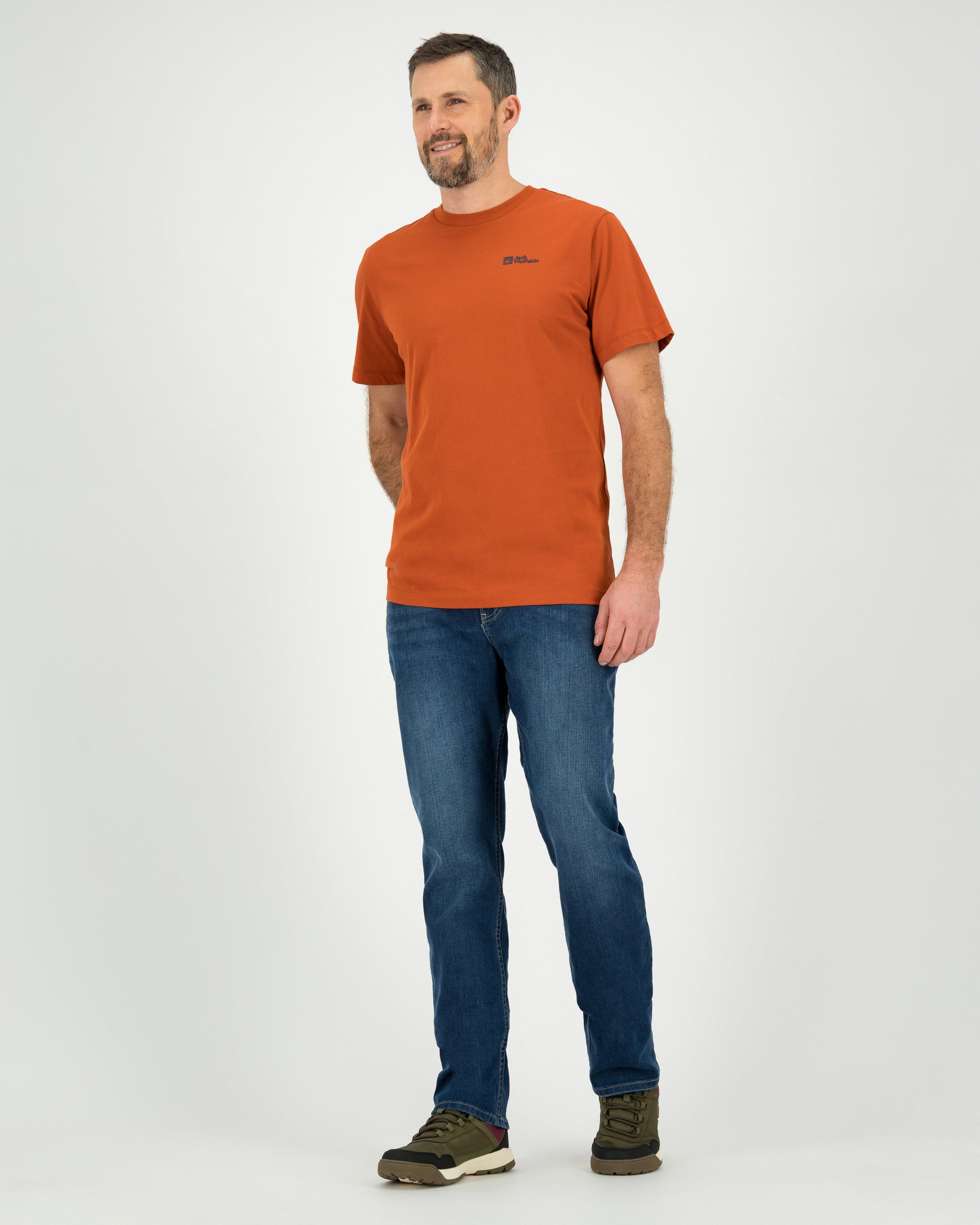 Jack Wolfskin Men’s Essential Cotton T-shirt  -  Berry
