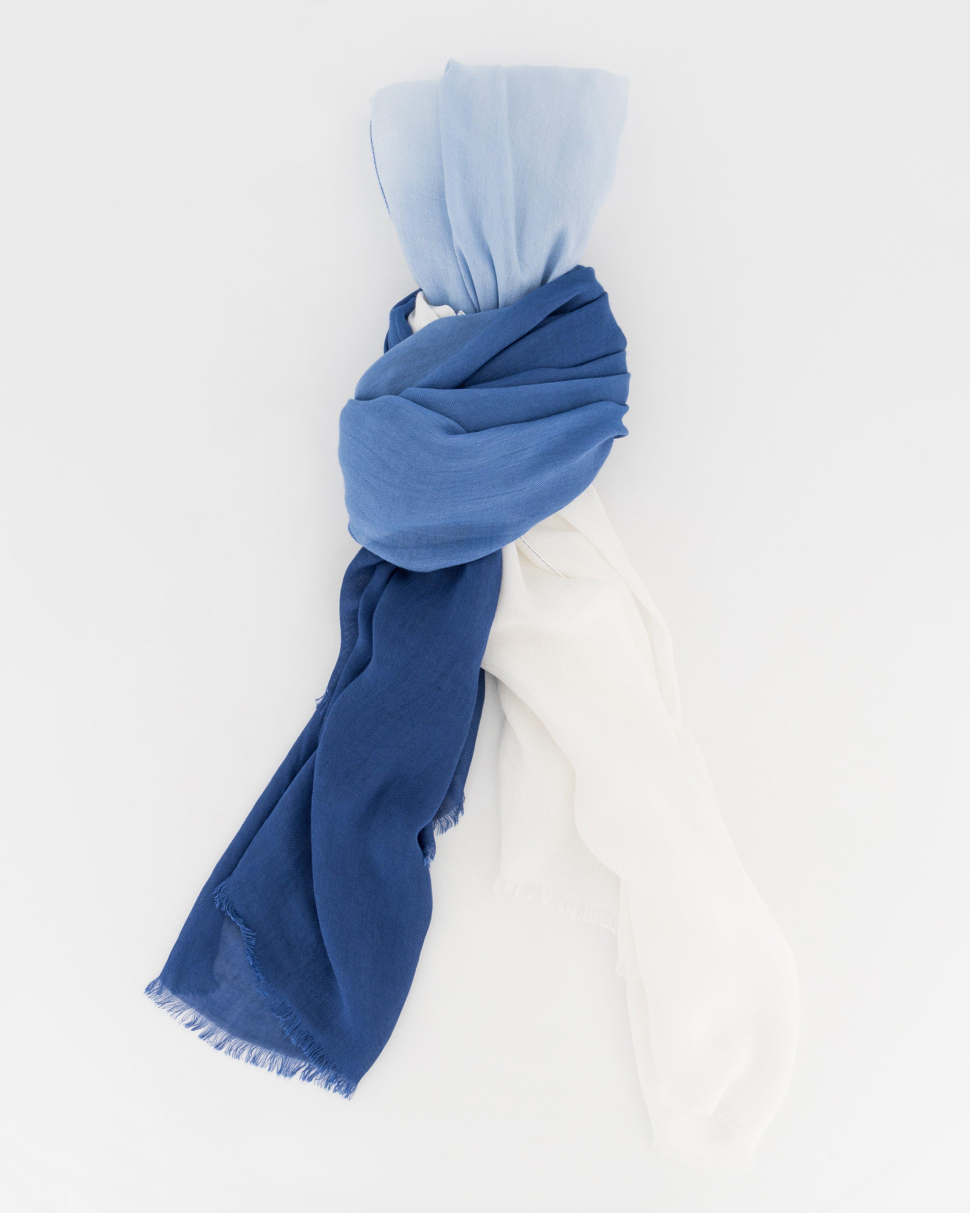 Raelyn Ink Scarf -  Blue