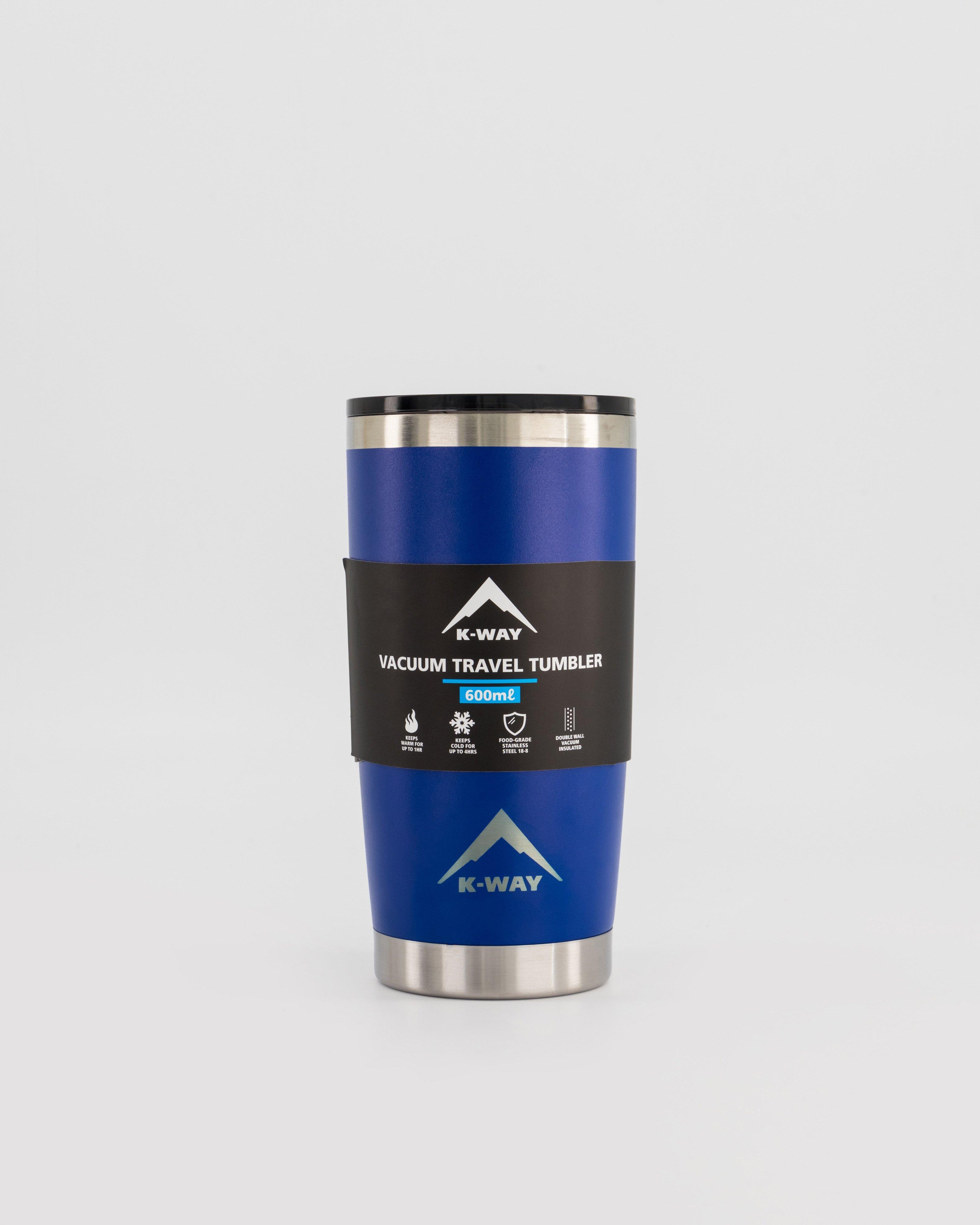 K-Way 600ml Vacuum Insulated Travel Tumbler -  Blue