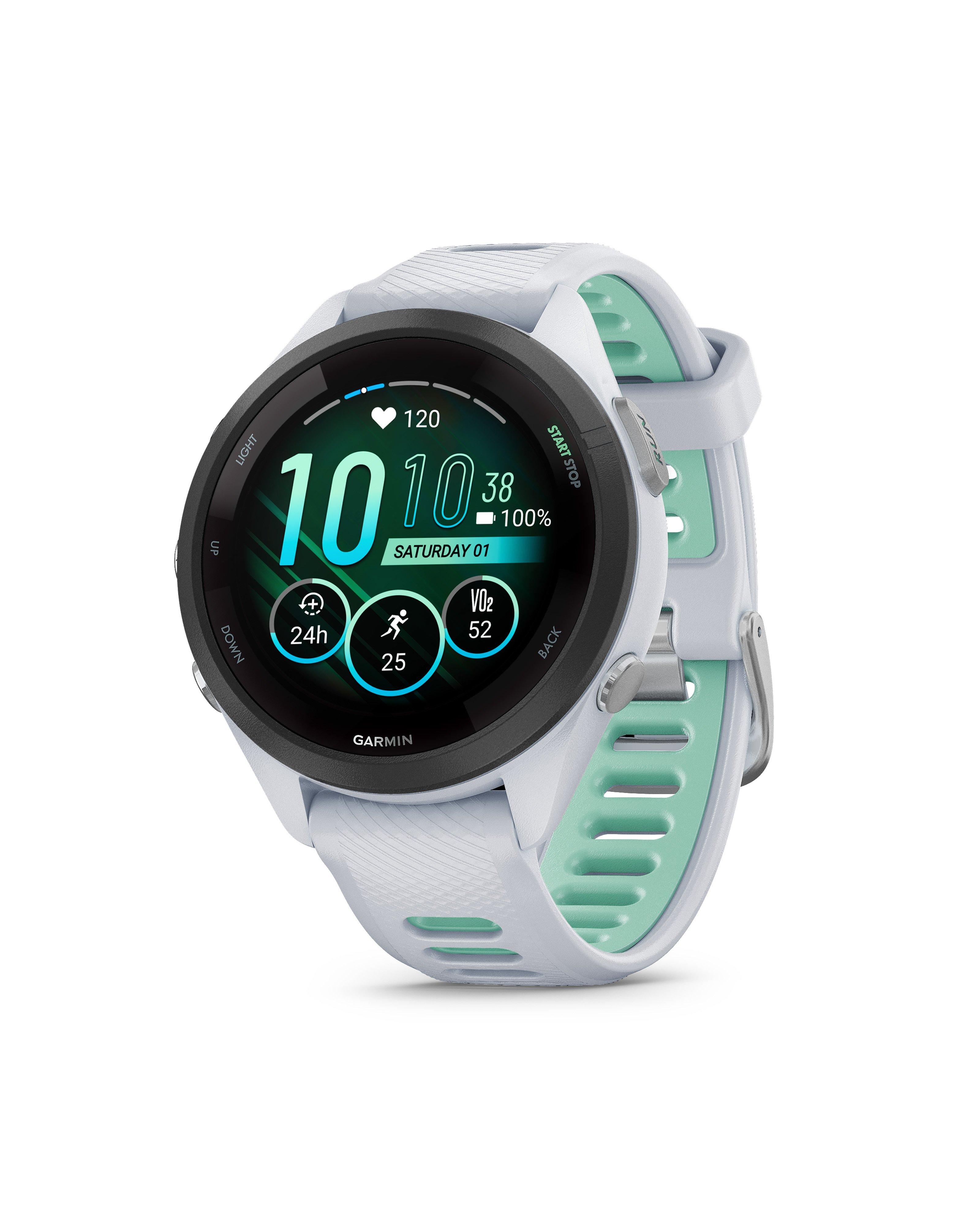 Garmin Forerunner 265S Music Smartwatch -  White