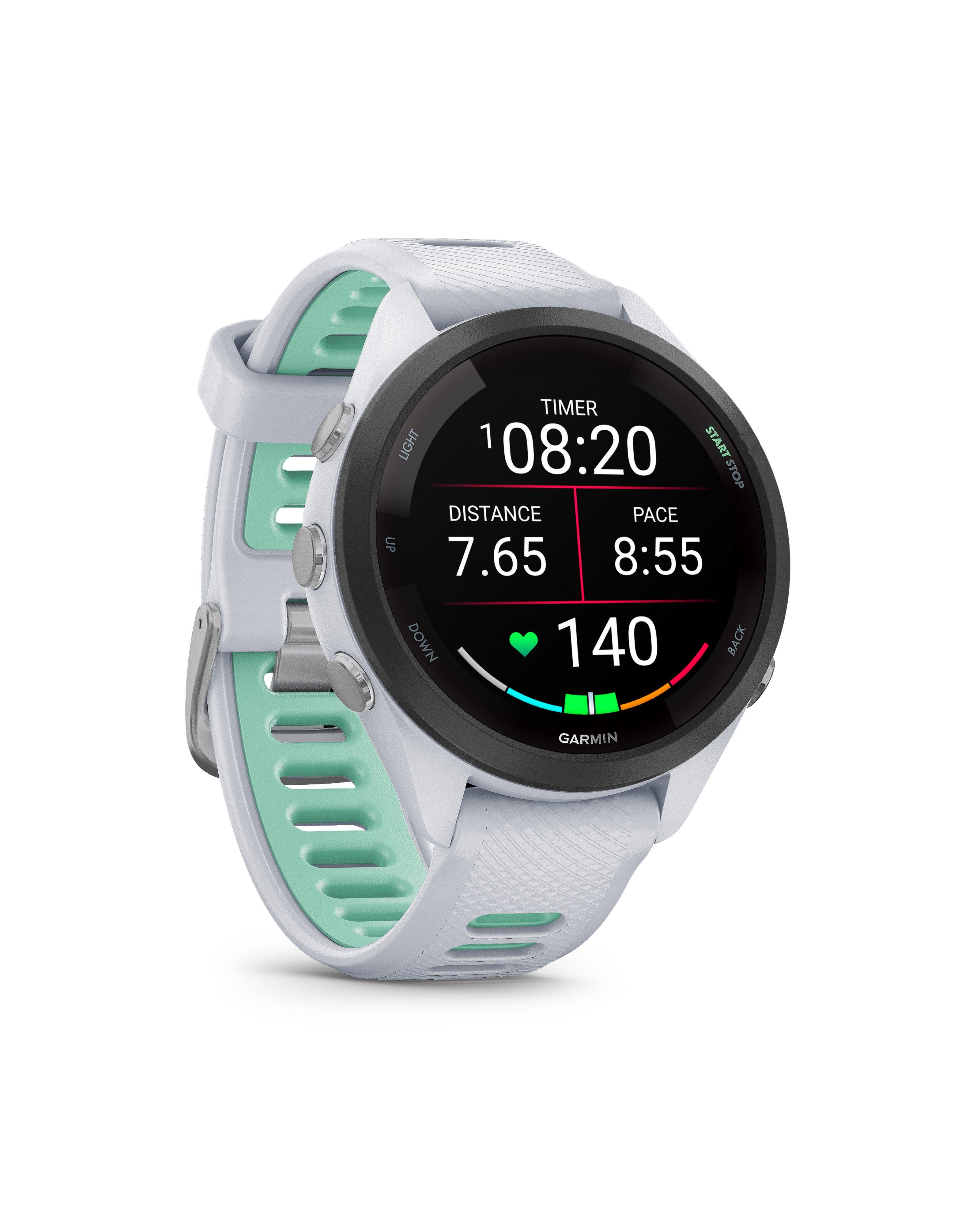 Garmin Forerunner 265S Music Smartwatch -  White