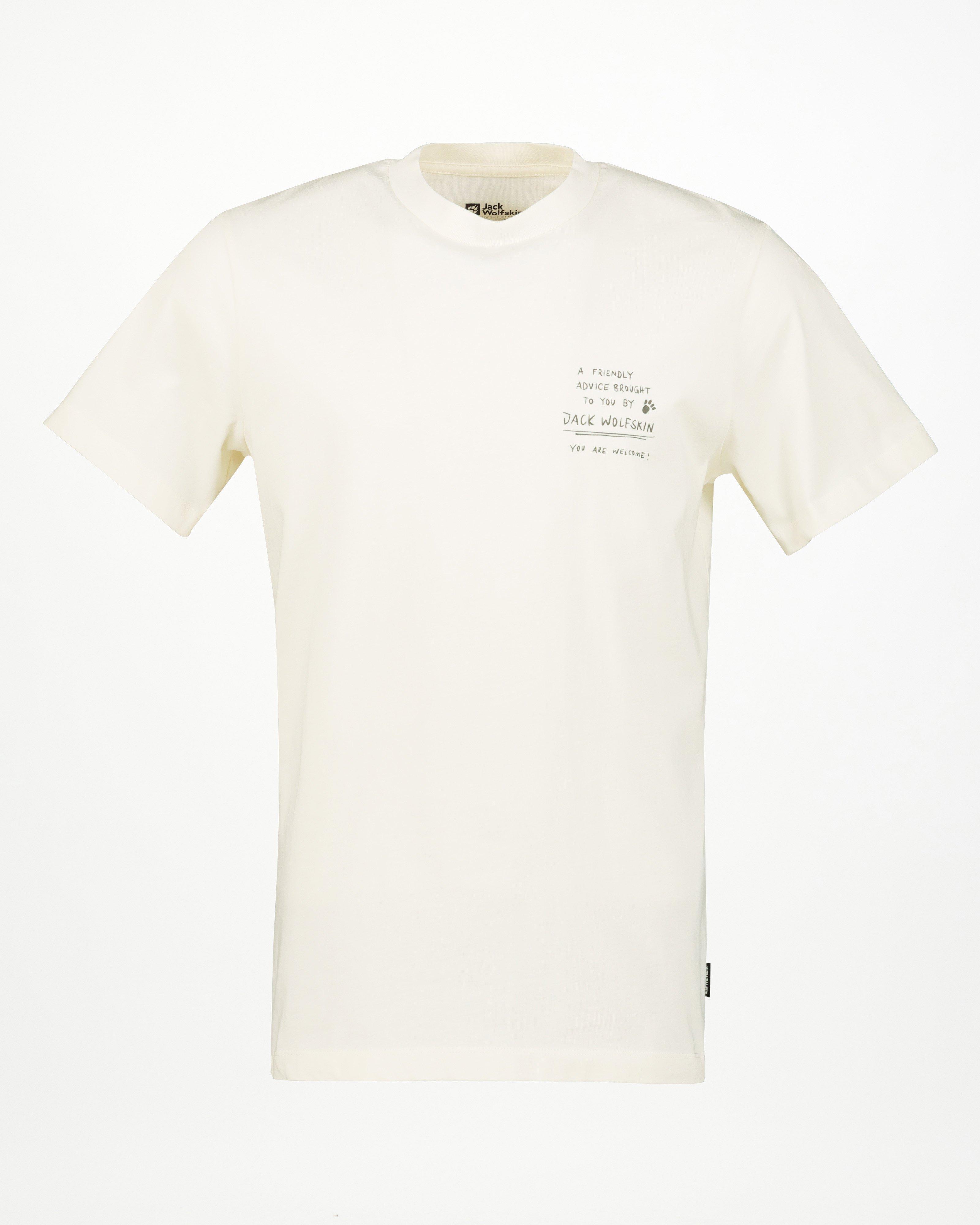 Jack Wolfskin Men’s Journey Cotton T-shirt -  White