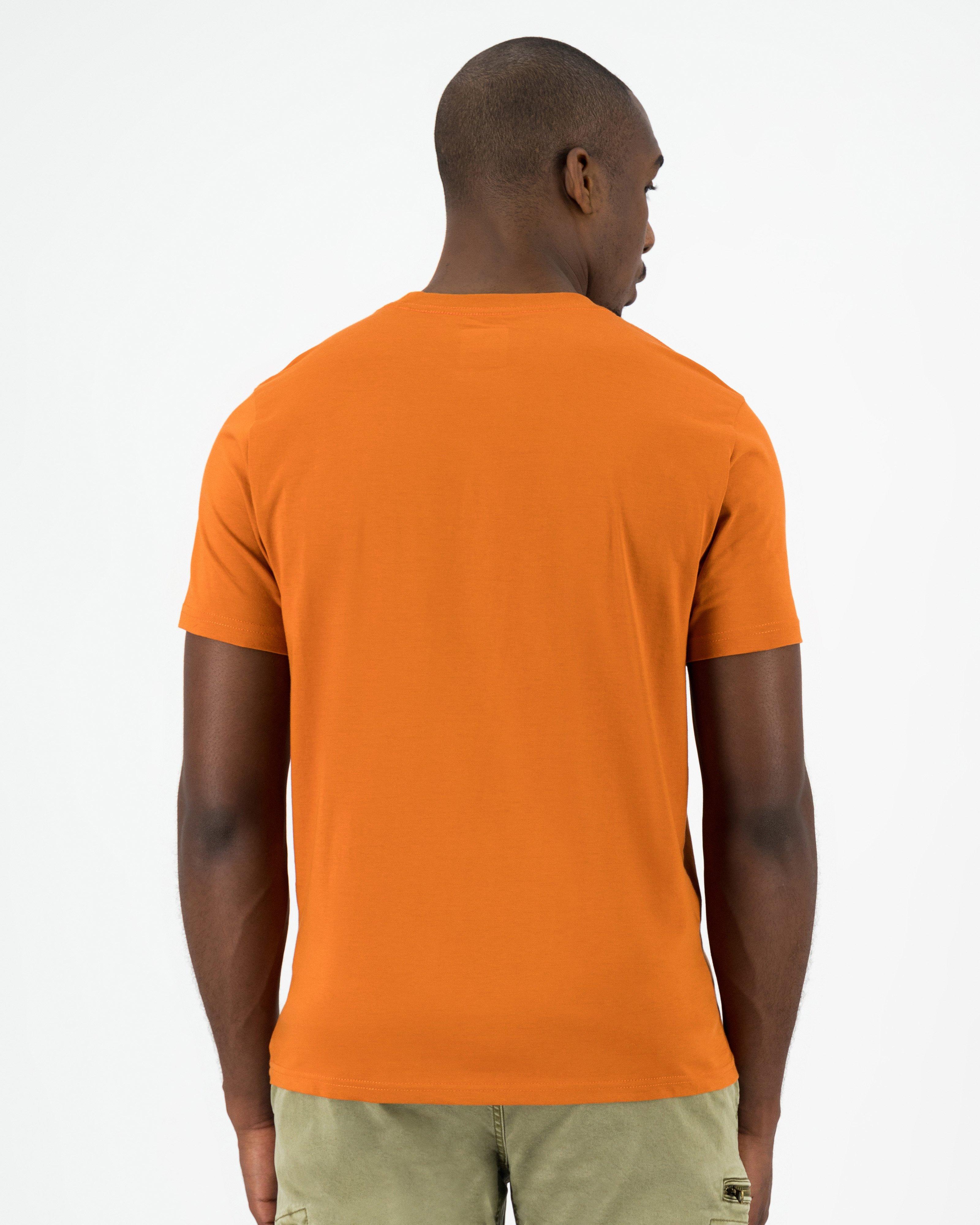 K-Way Elements Men’s Karoo Cotton T-shirt -  Rust