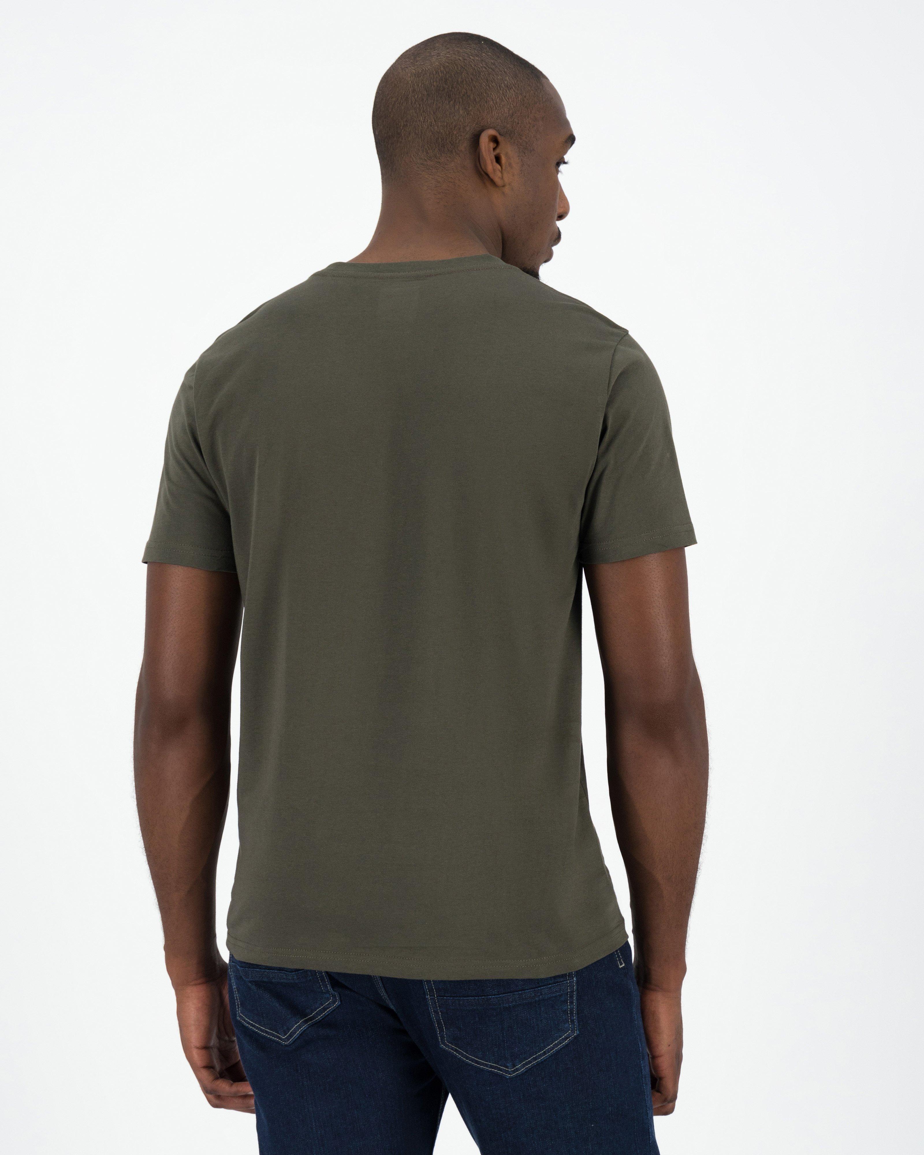 K-Way Elements Men’s Tsitsikamma Cotton T-shirt -  Olive