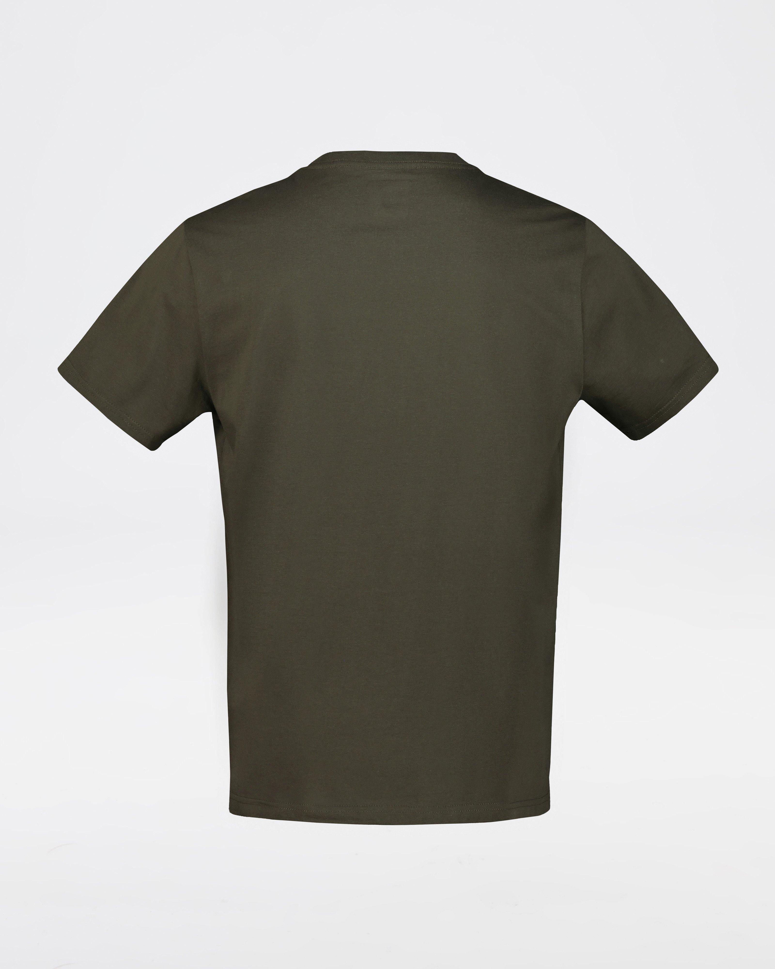 K-Way Elements Men’s Tsitsikamma Cotton T-shirt -  Olive