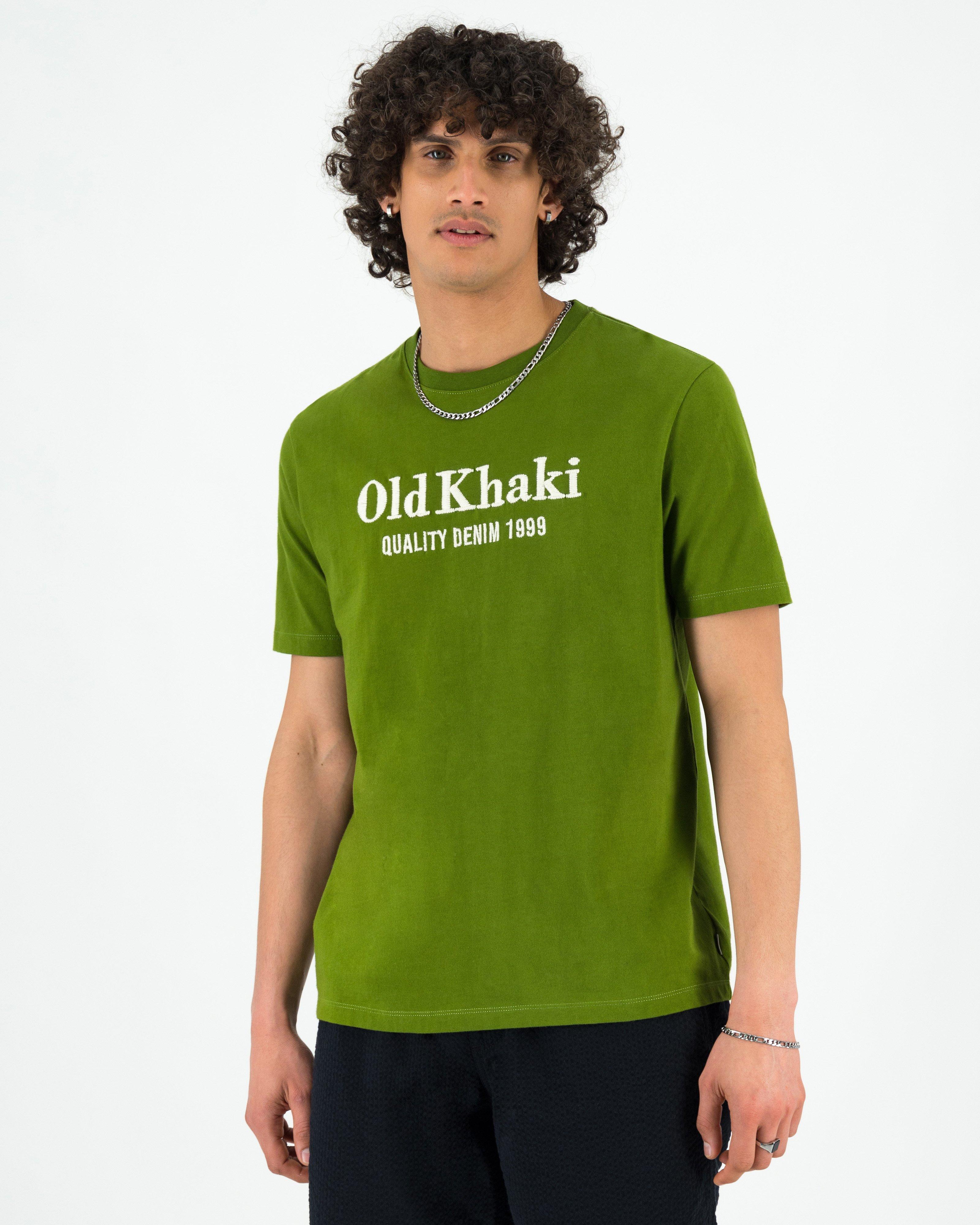 Men's Kelly Oversized Fit T-Shirt -  Olive