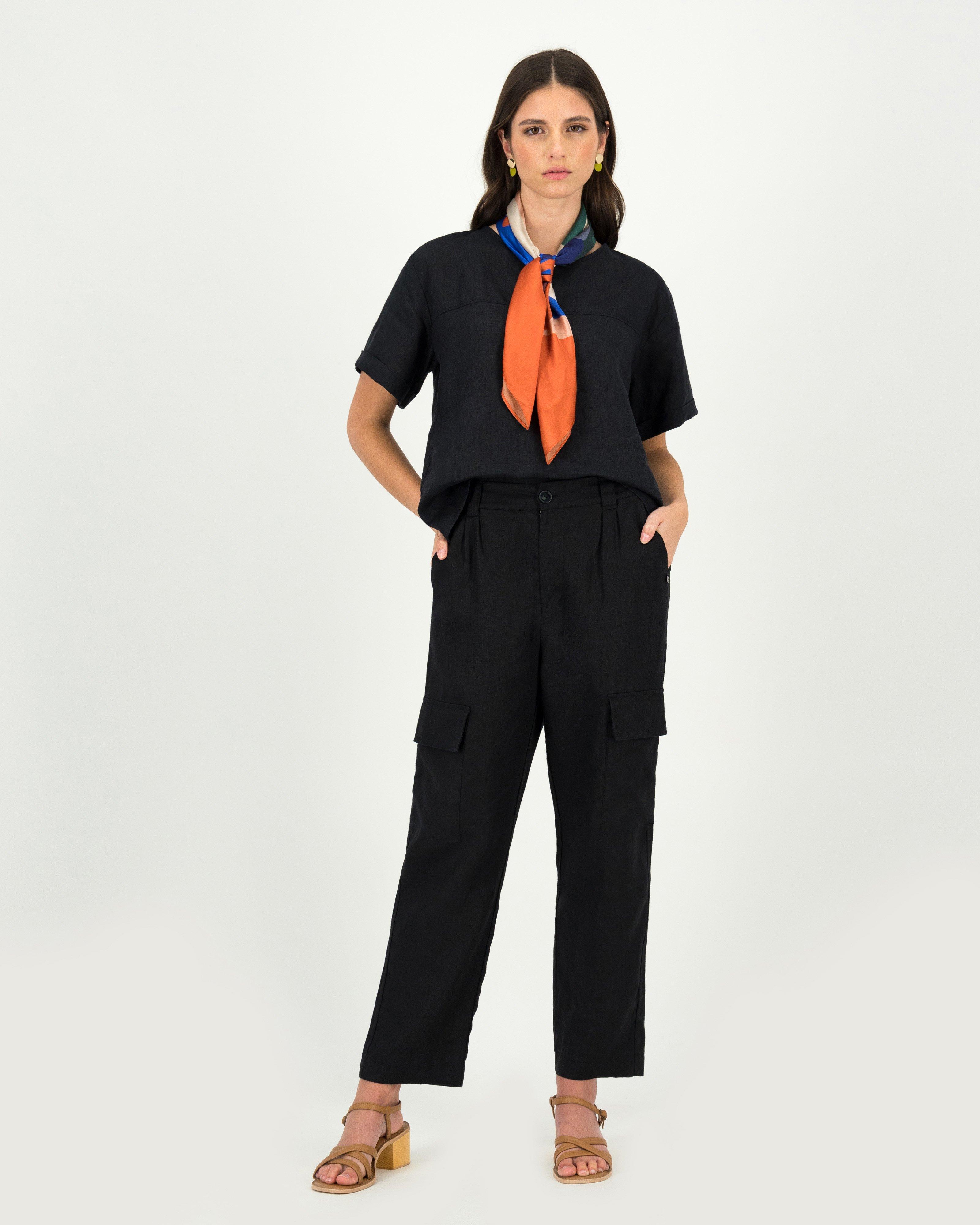 Women's Audrey Linen Utility Pants