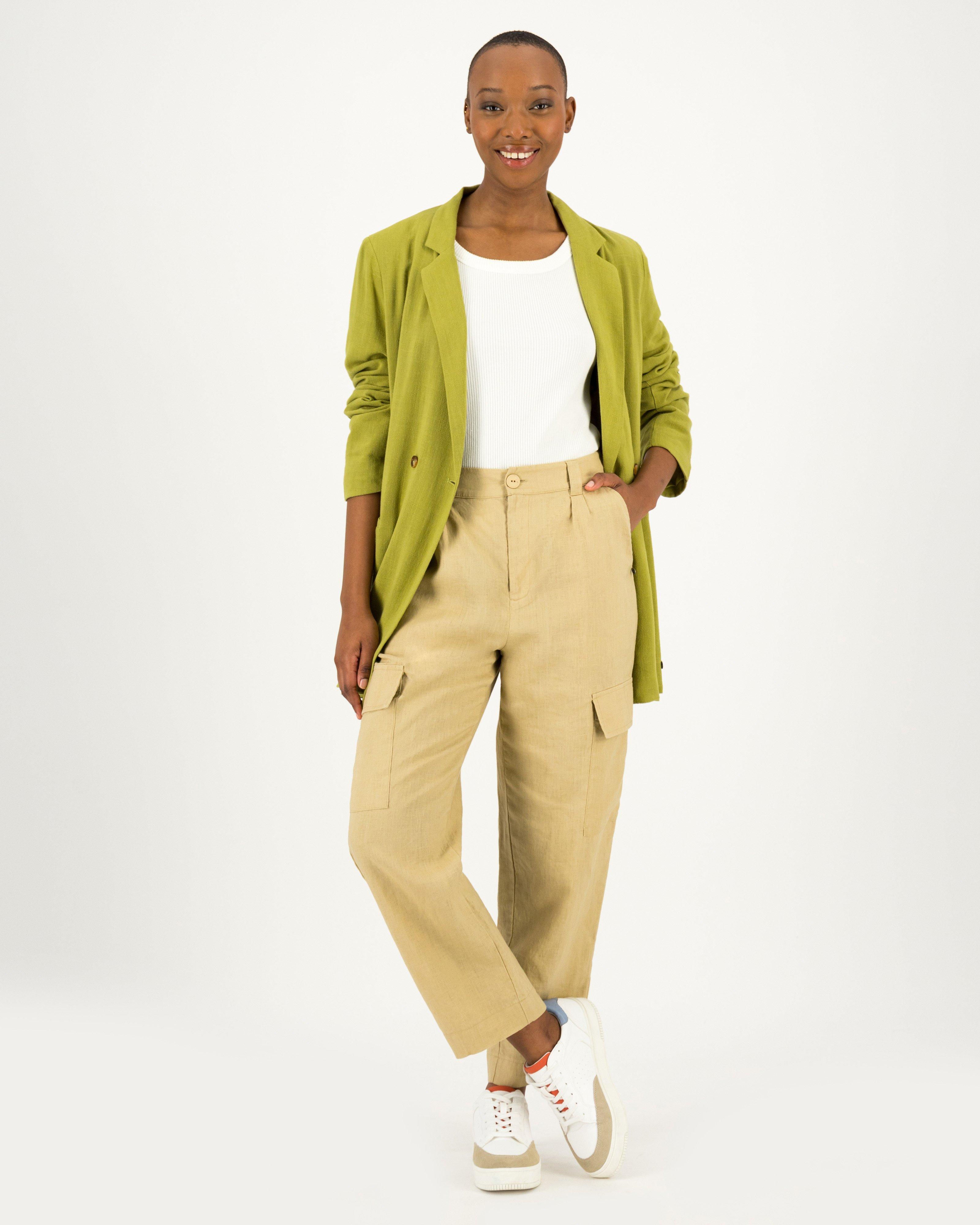 Women's Audrey Linen Utility Pants