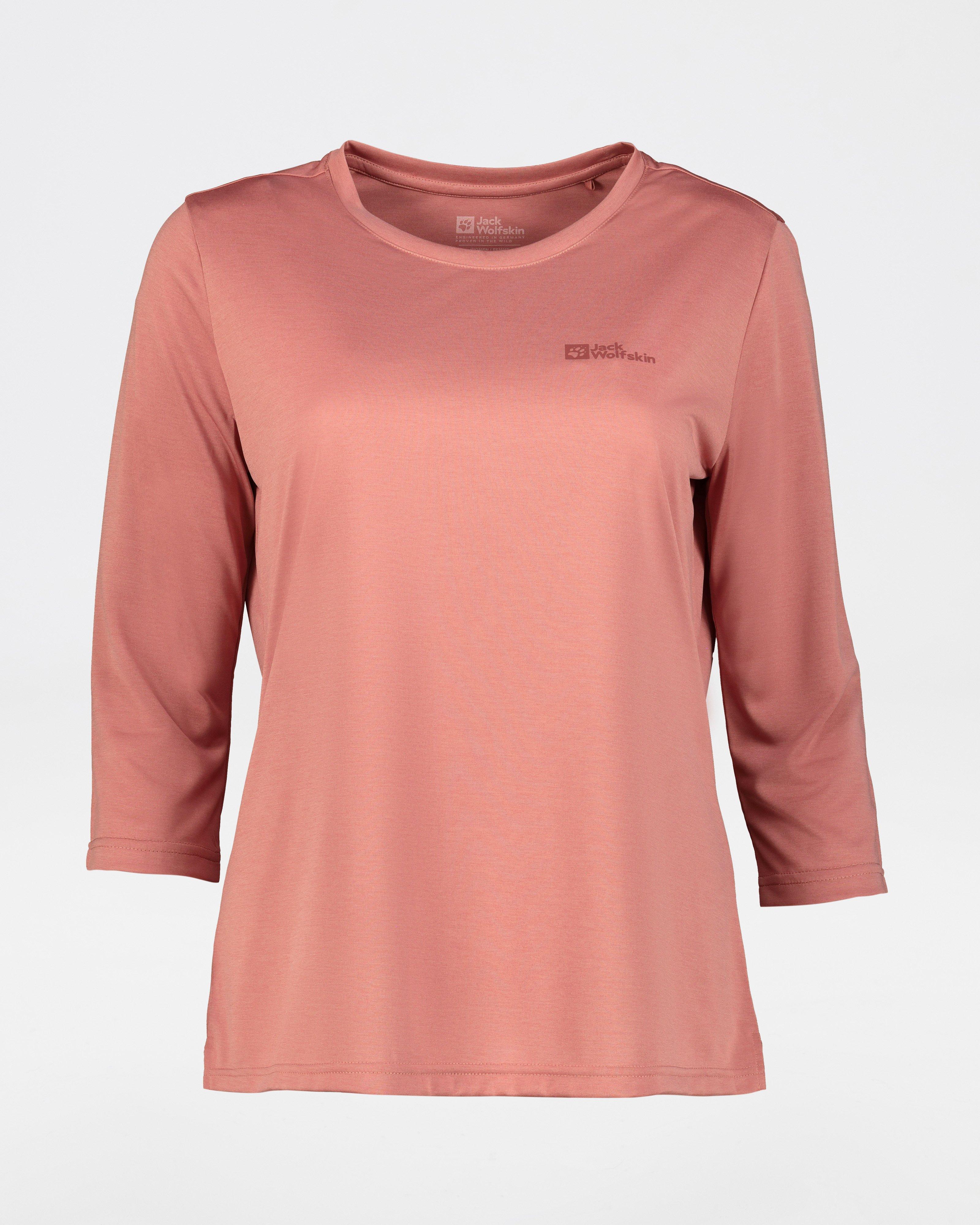 Jack Wolfskin Women’s Crosstail Active T-shirt -  Rose