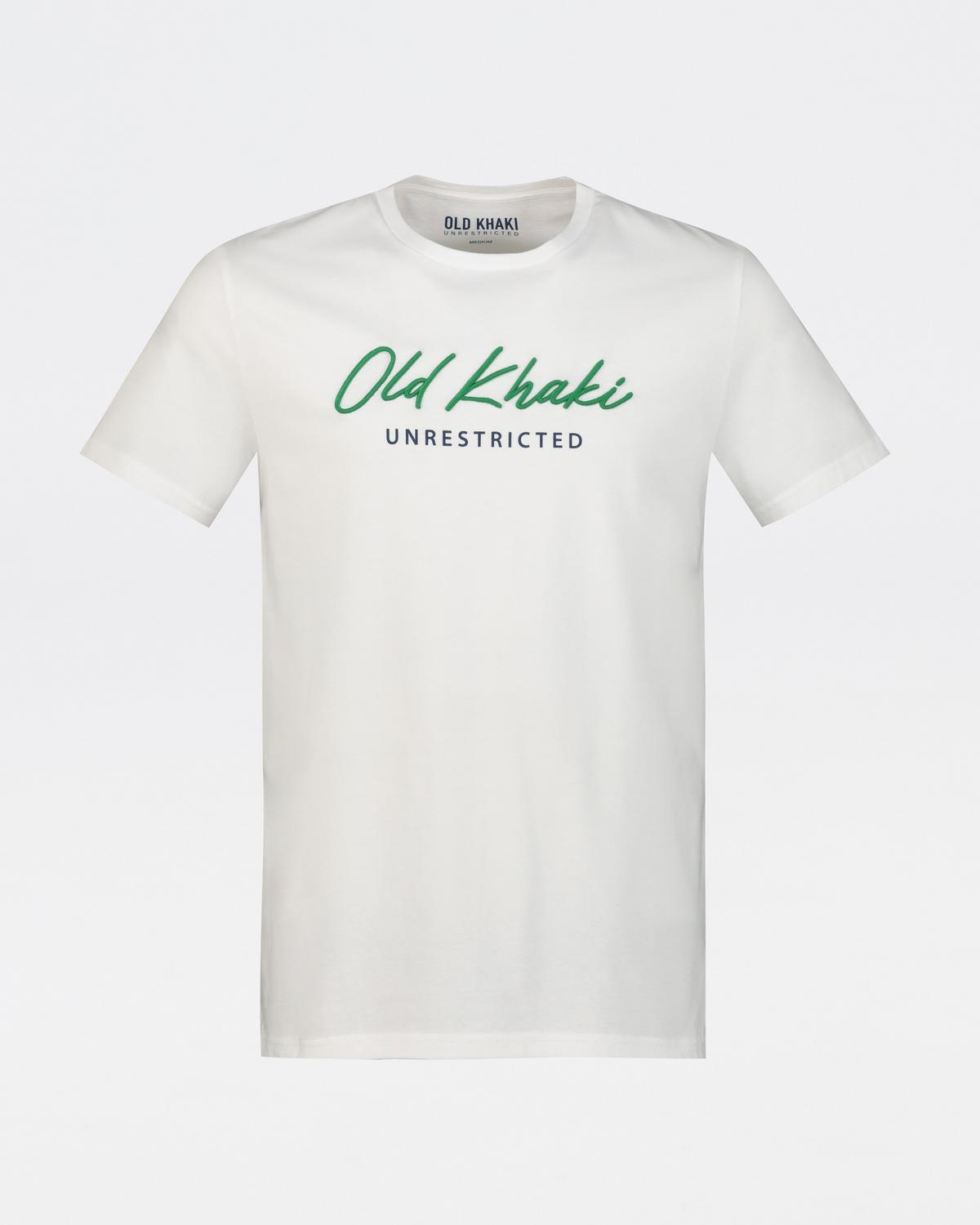 Old Khaki Men's Damon Slim Fit T-shirt -  white