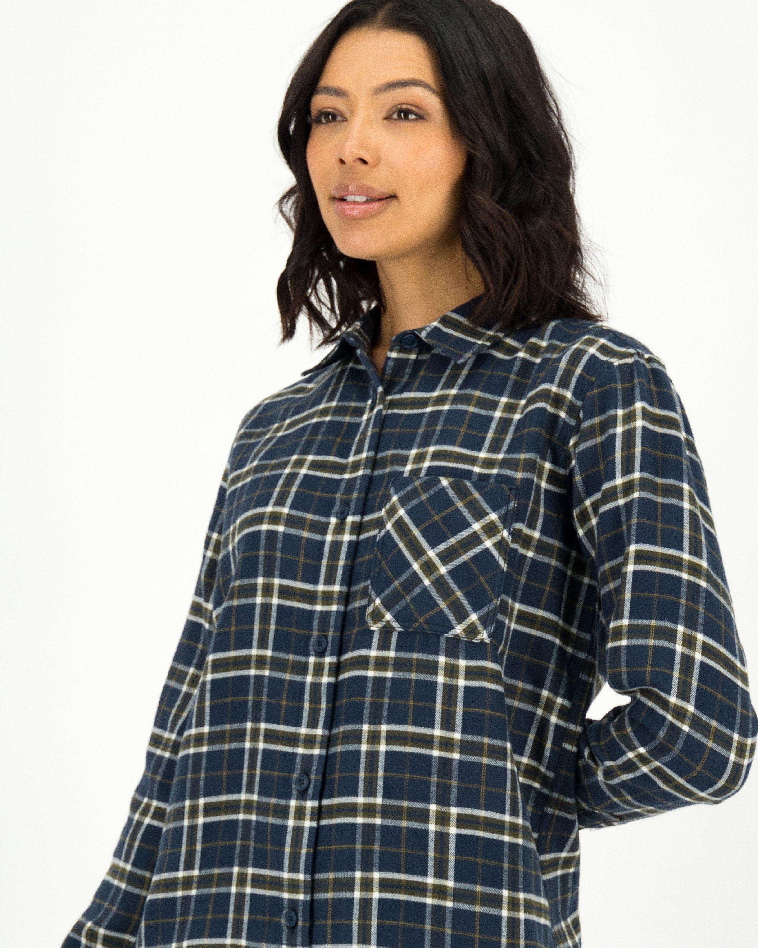 Jack Wolfskin Women’s Morgenluft Flannel Shirt -  White