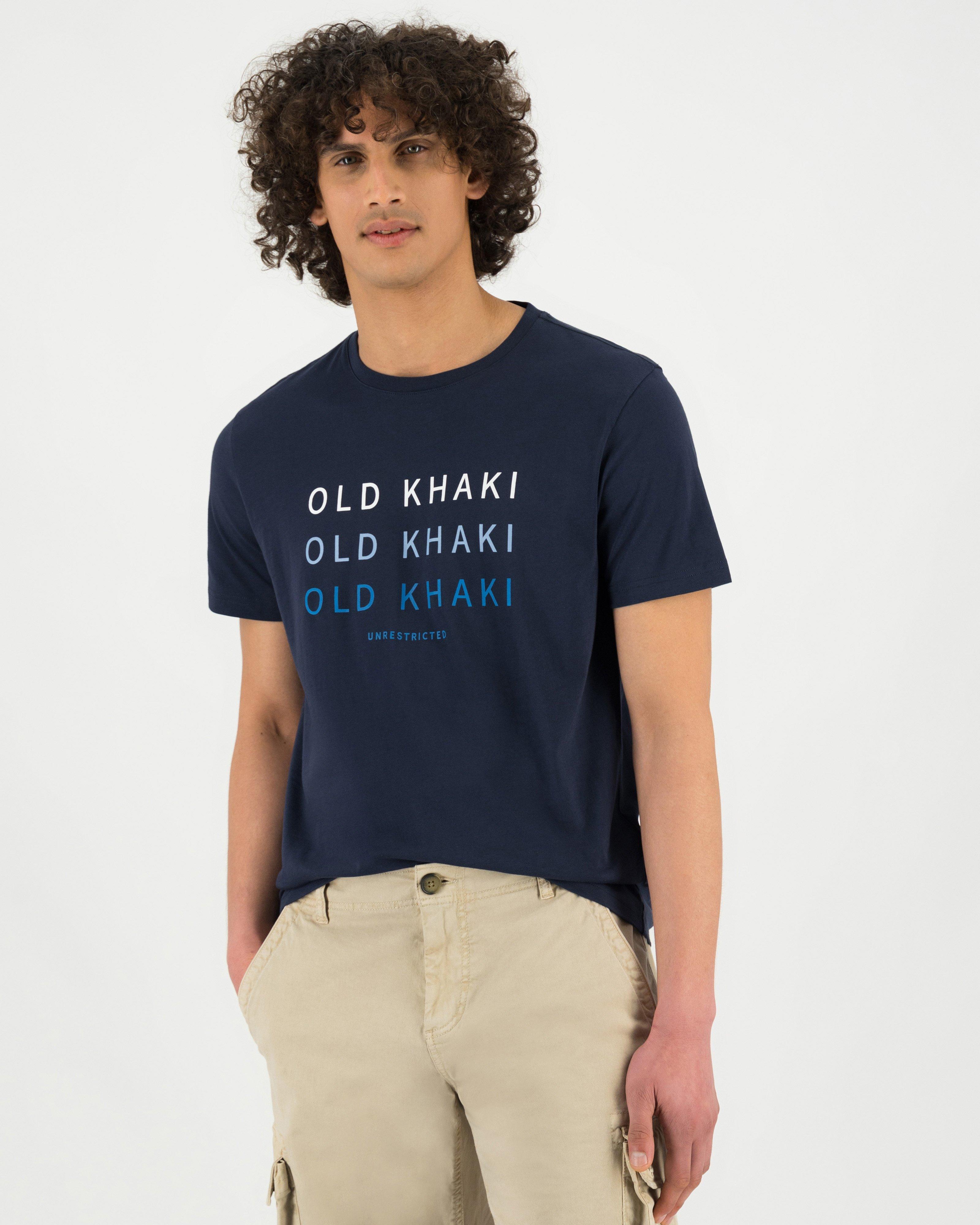 Old Khaki Men’s Brodie Graphic T-shirt -  Navy