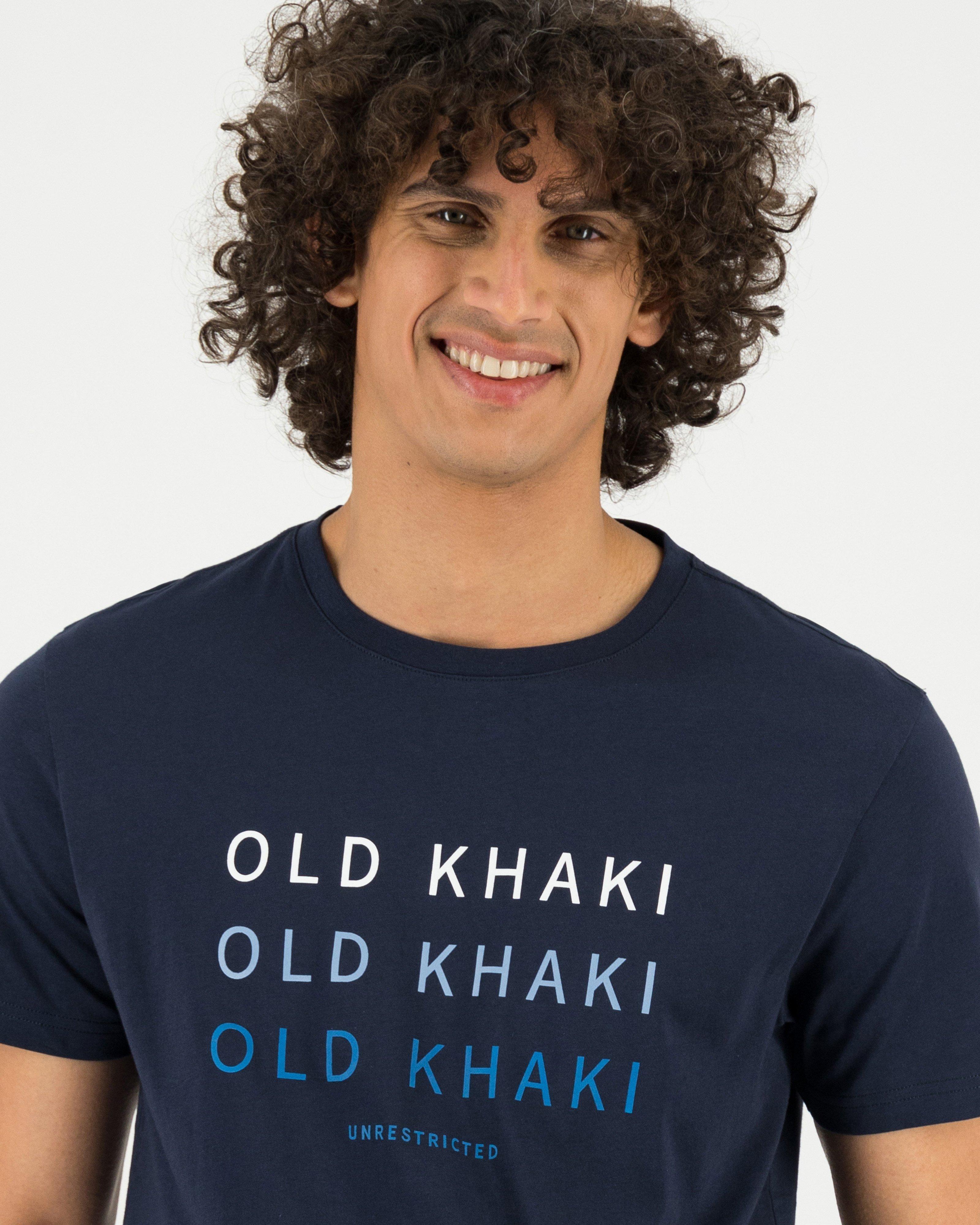 Old Khaki Men’s Brodie Graphic T-shirt -  Navy