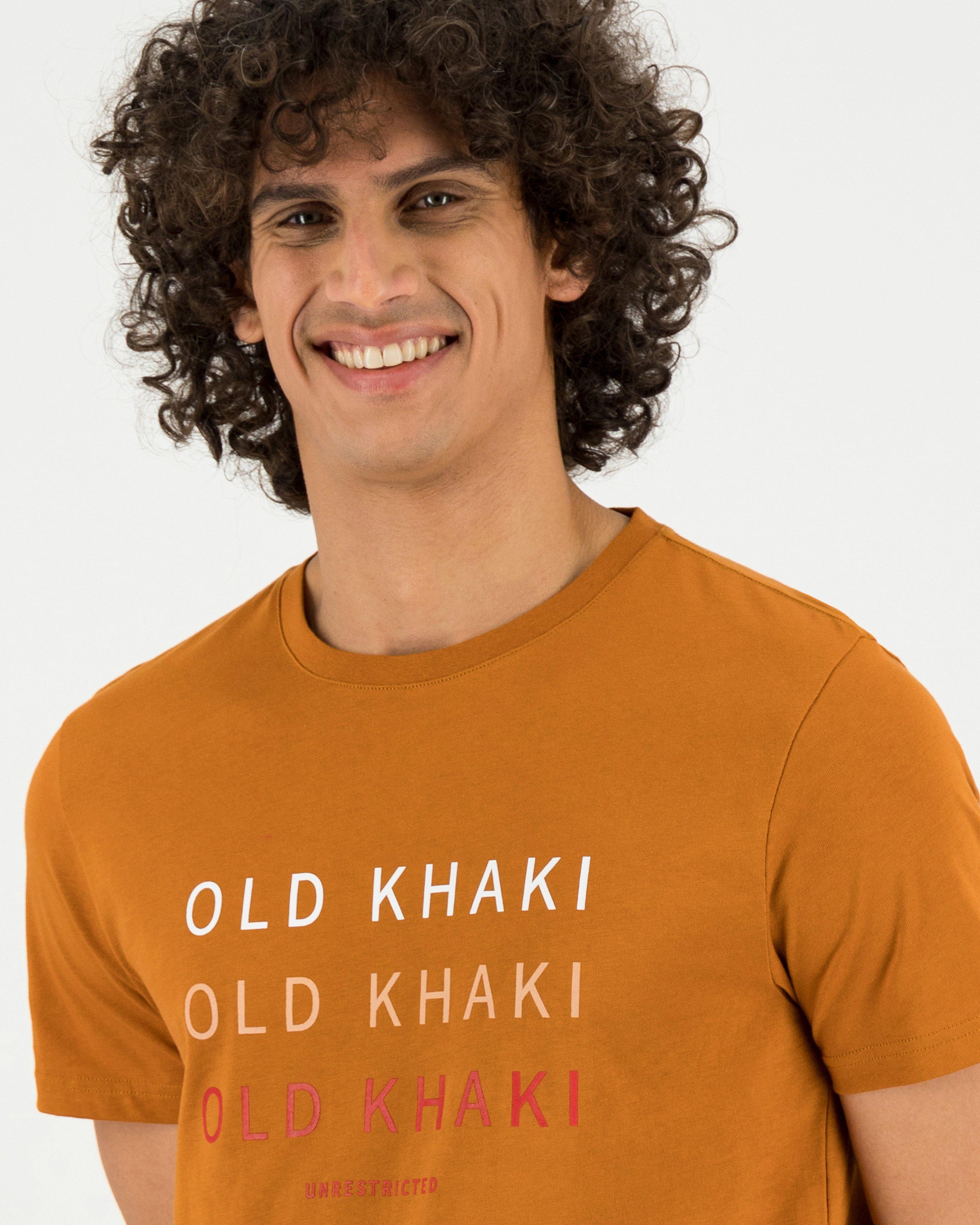 Old Khaki Men’s Brodie Graphic T-shirt -  Rust