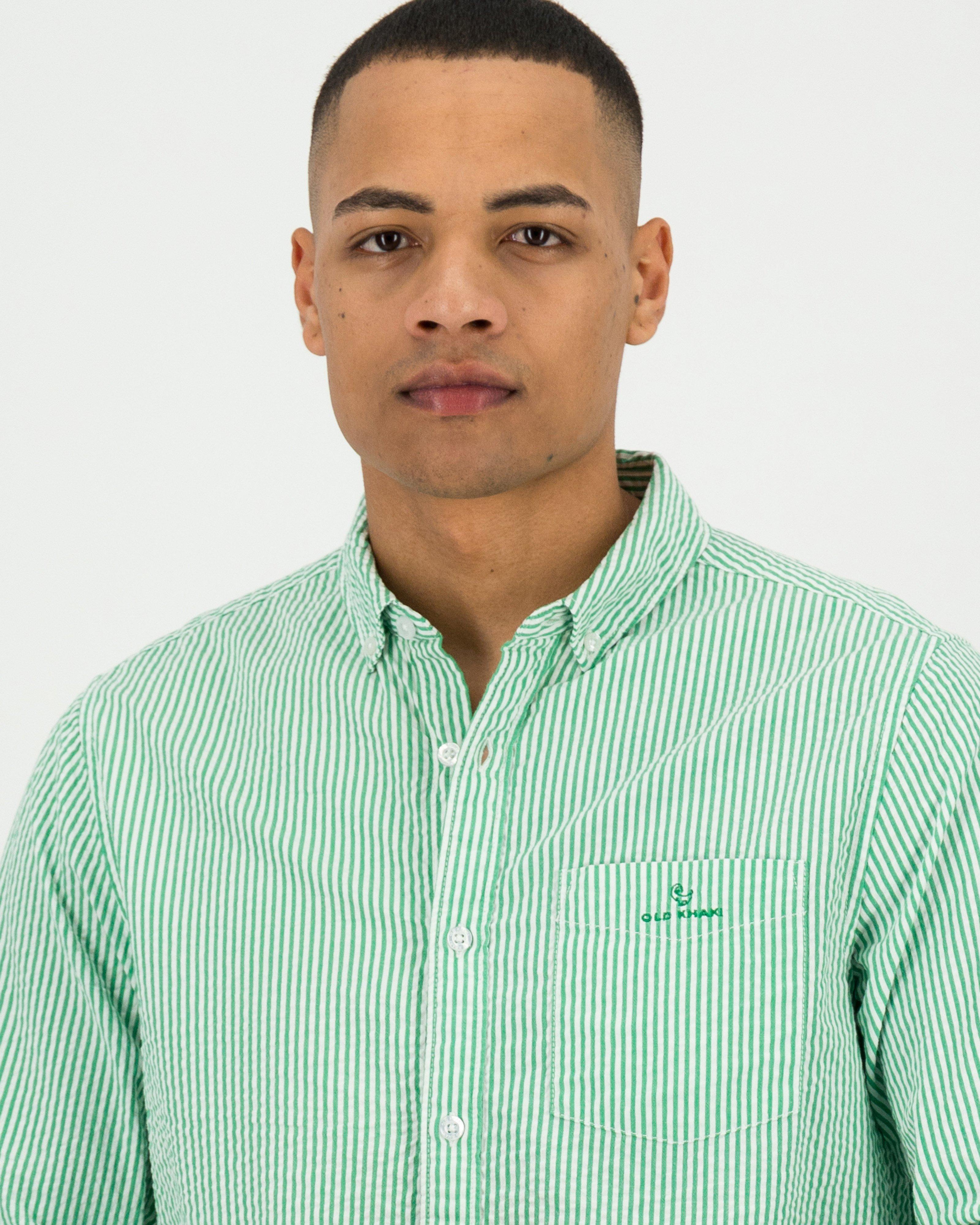 Old Khaki Men's Jax Textured Stripe Shirt