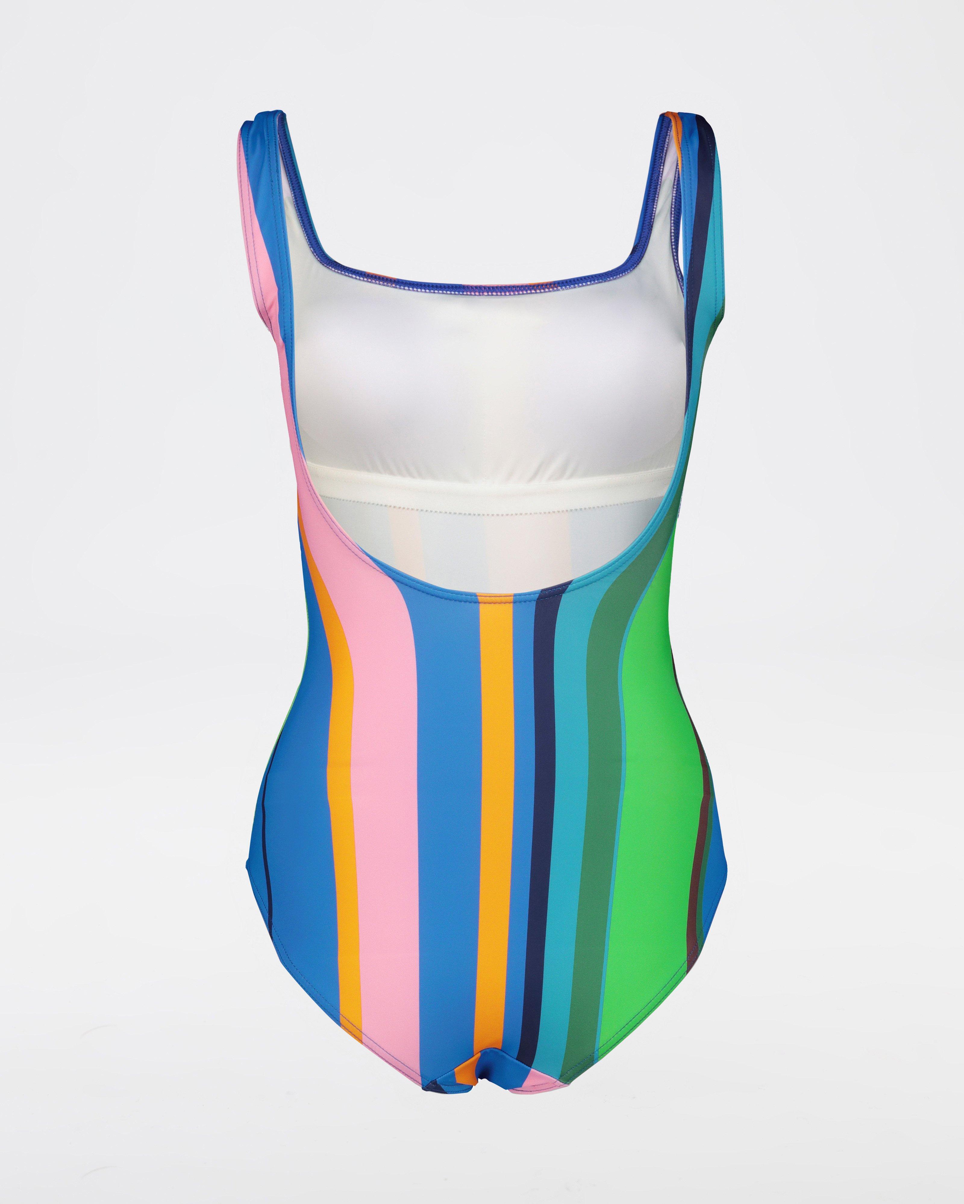 Women's Mardi Striped One-Piece Swimsuit -  Assorted