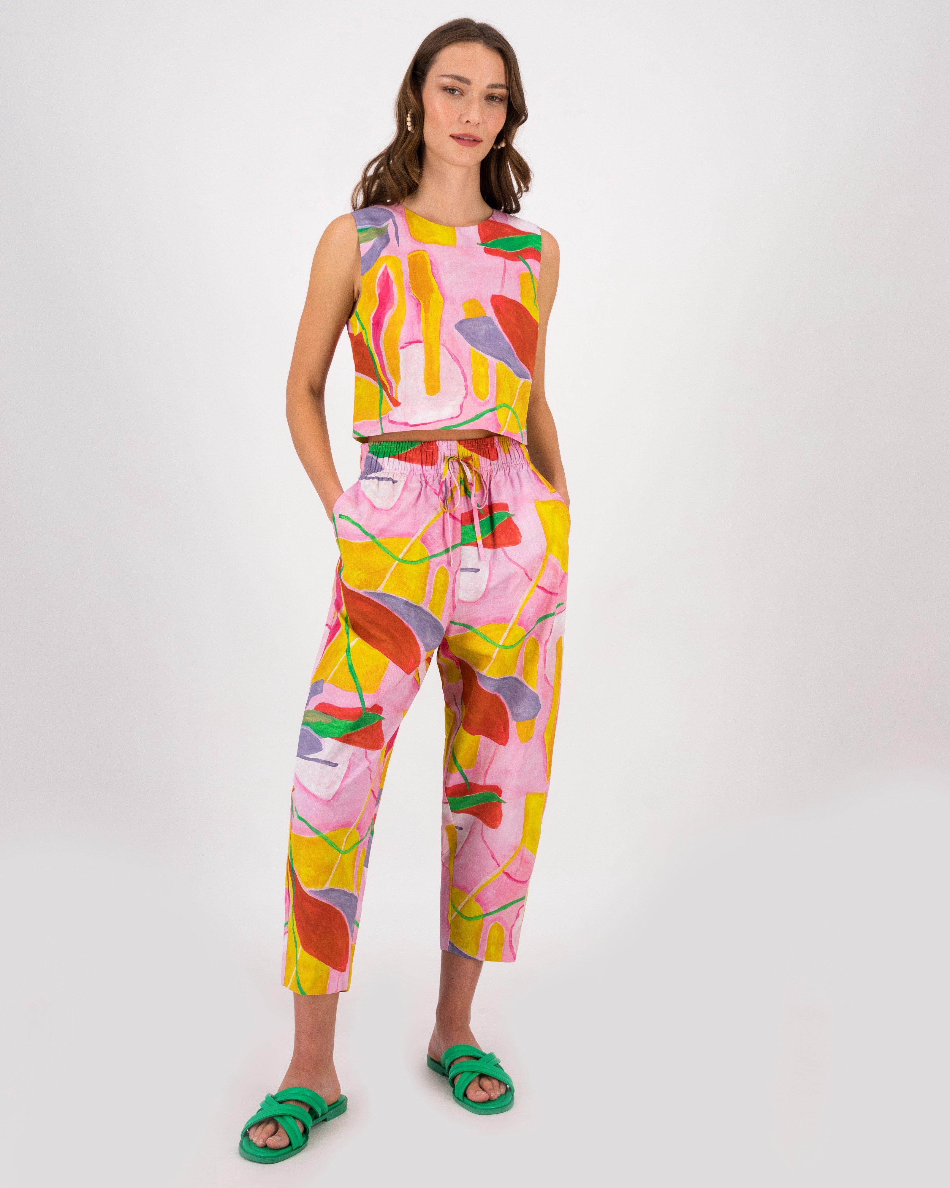 Luciana Printed Pants -  Assorted