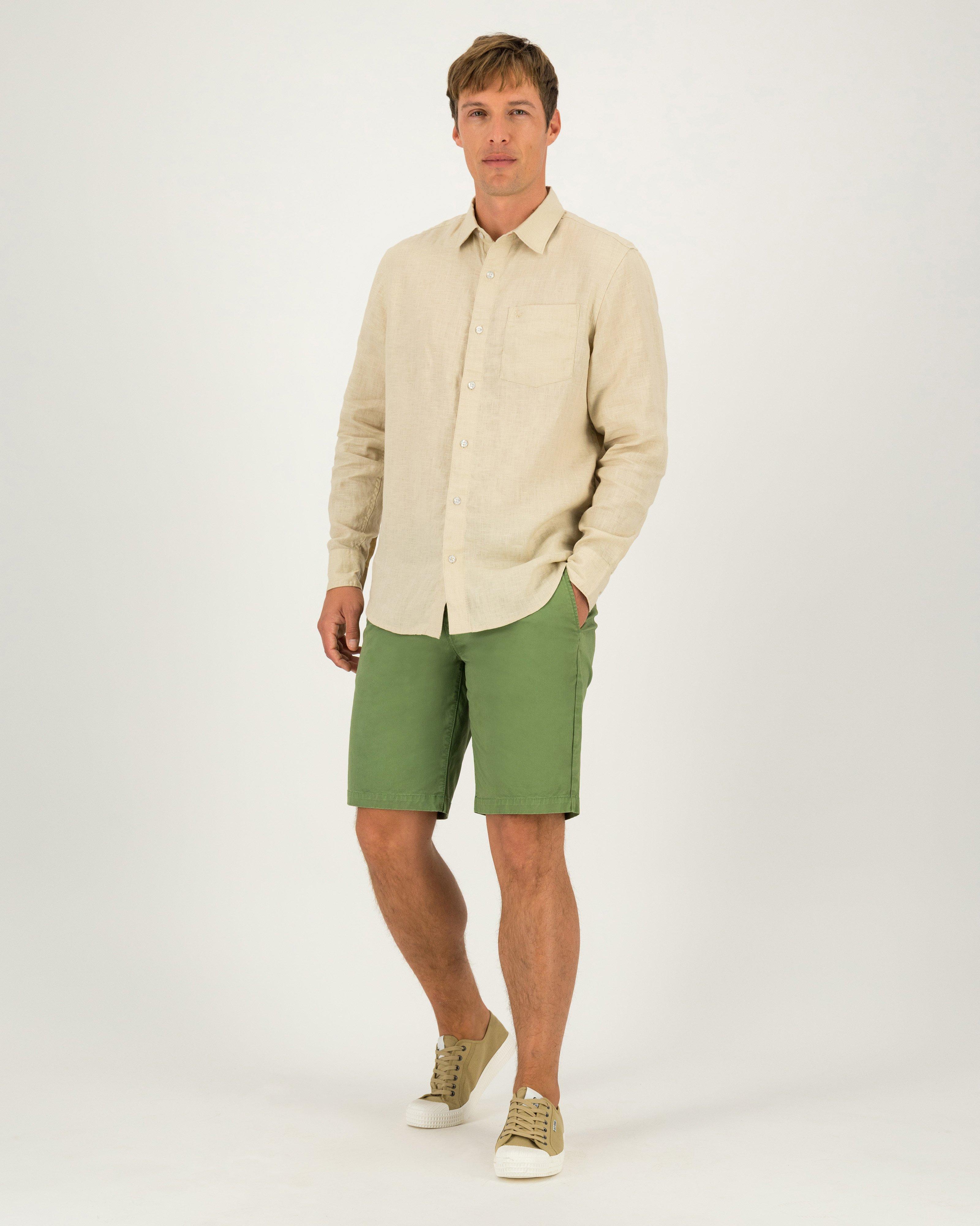 Men's Harvey Shorts -  Light Olive