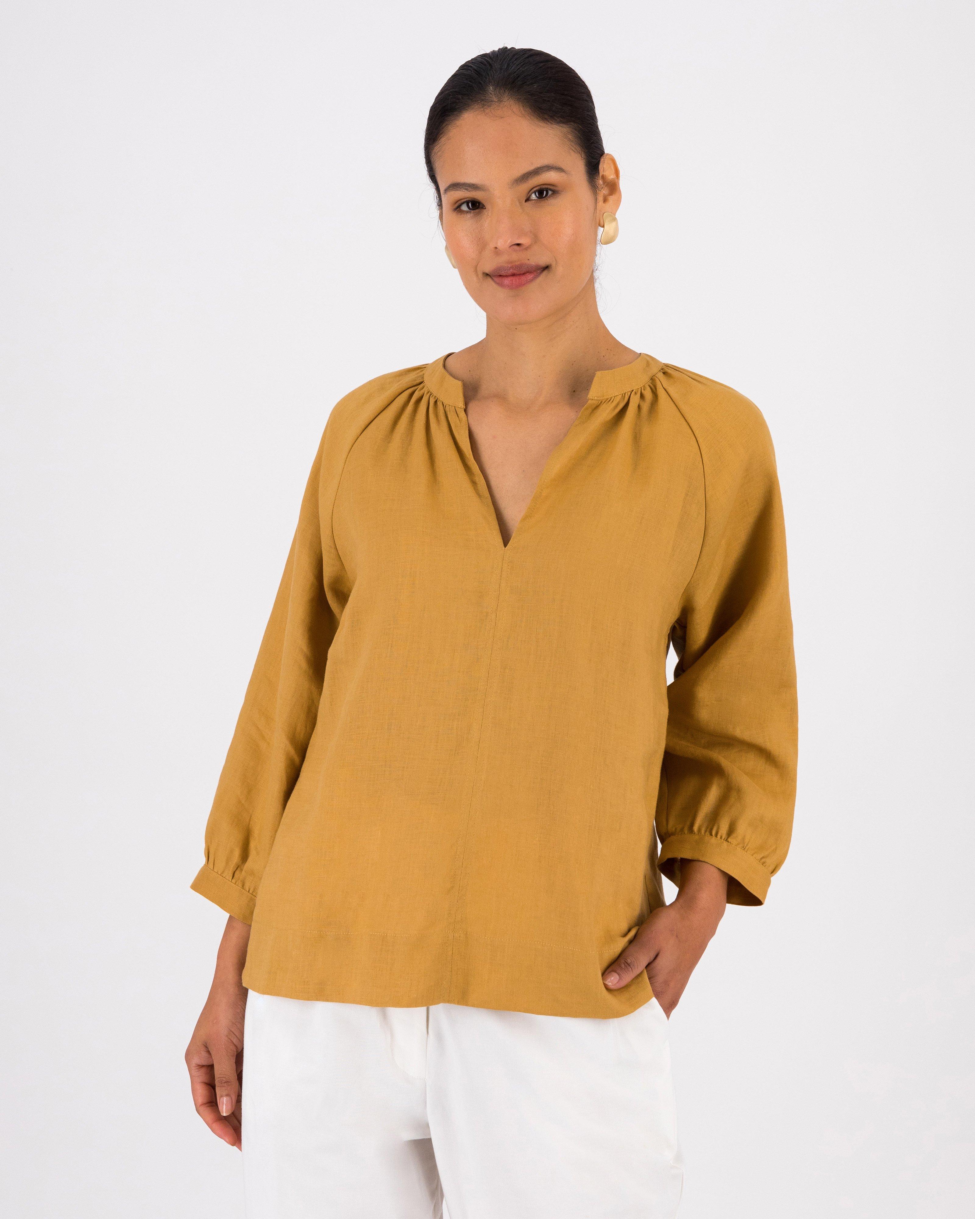Amal Linen Blouse - Poetry Clothing Store