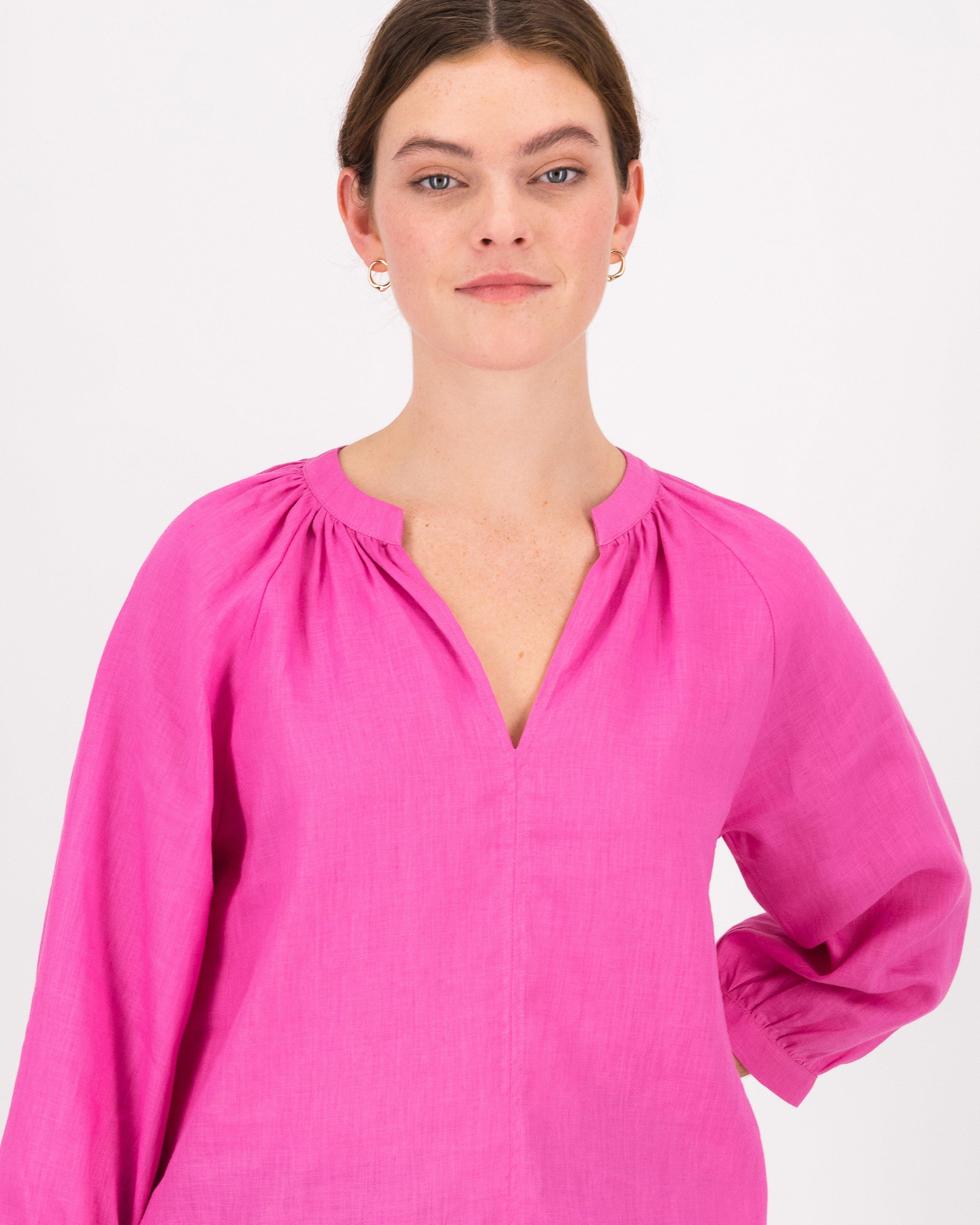 Amal Linen Blouse Poetry Clothing Store