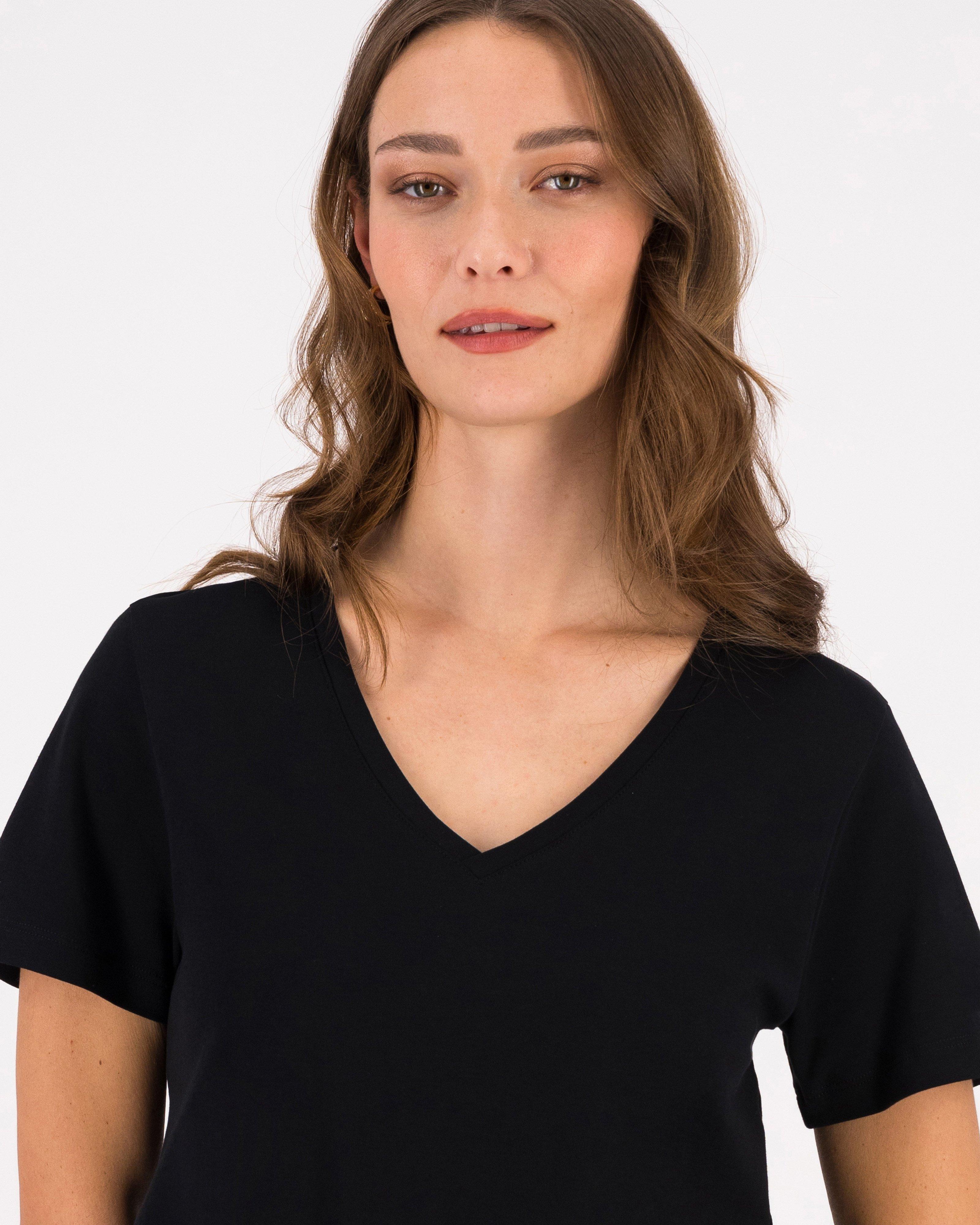 Liv V-Neck T-Shirt - Poetry Clothing Store