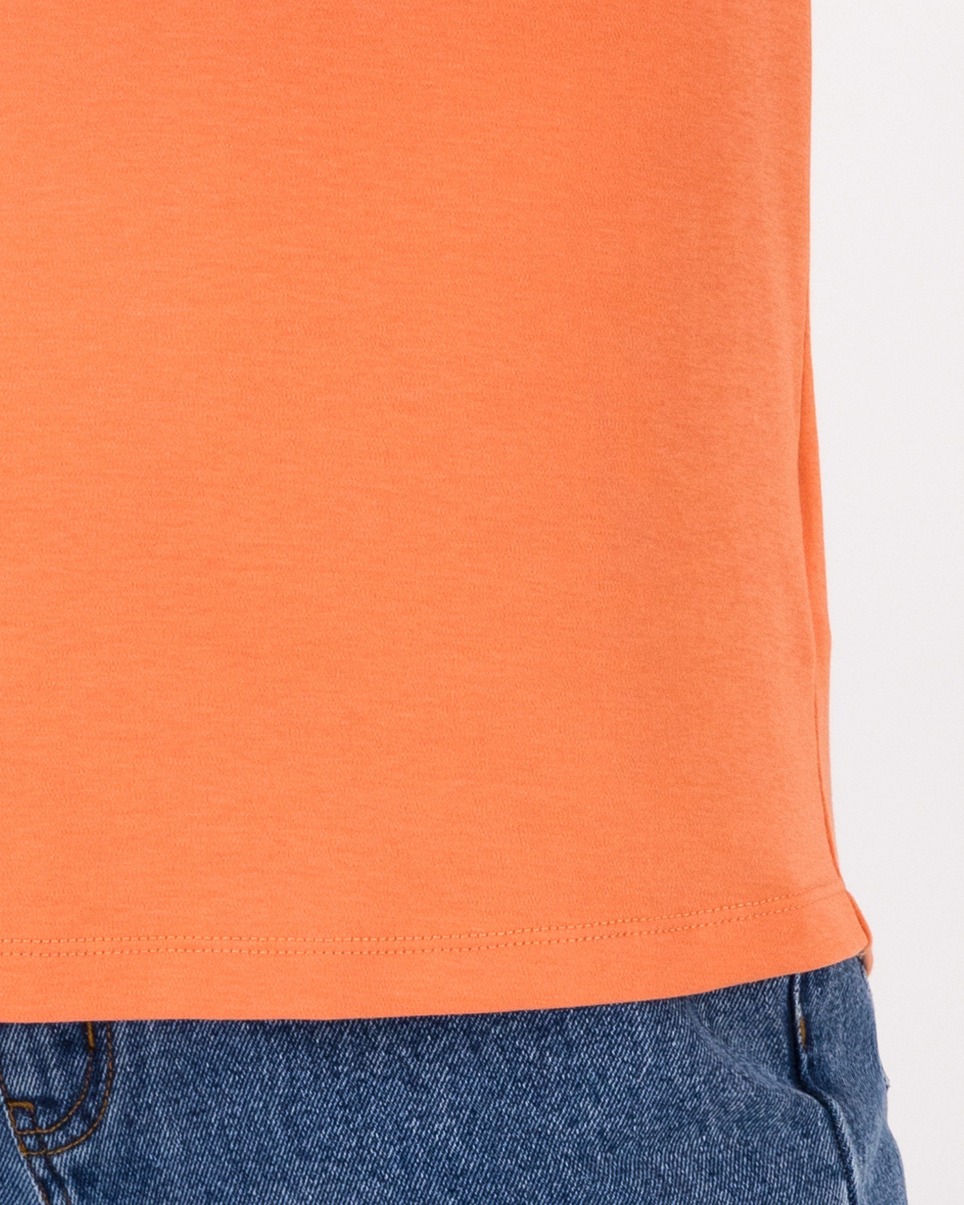 Liv V-Neck T-Shirt -  Orange