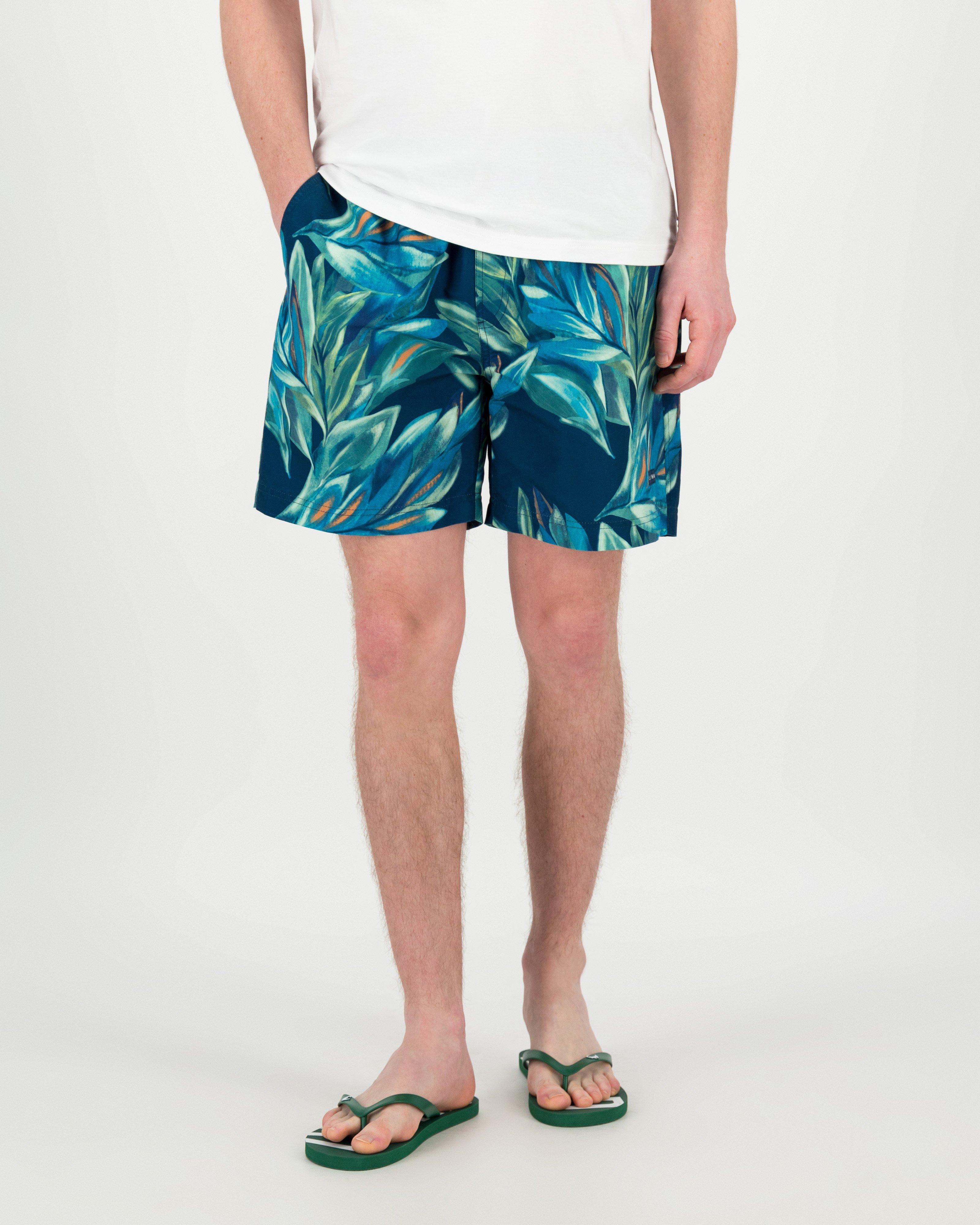 Old Khaki Men’s Hector Floral Shorts -  Blue