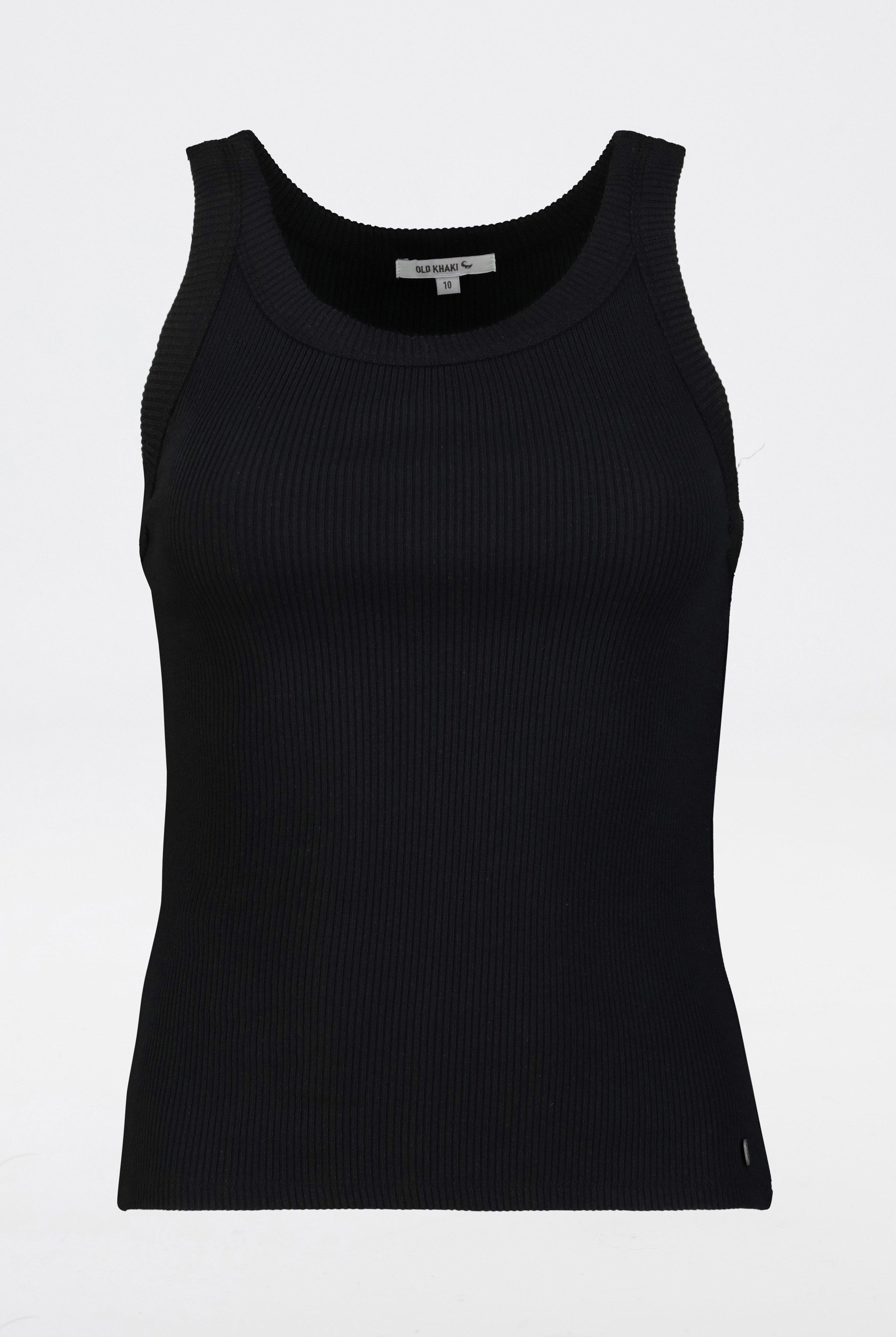 Women's Blaire Ribbed Cami -  Black