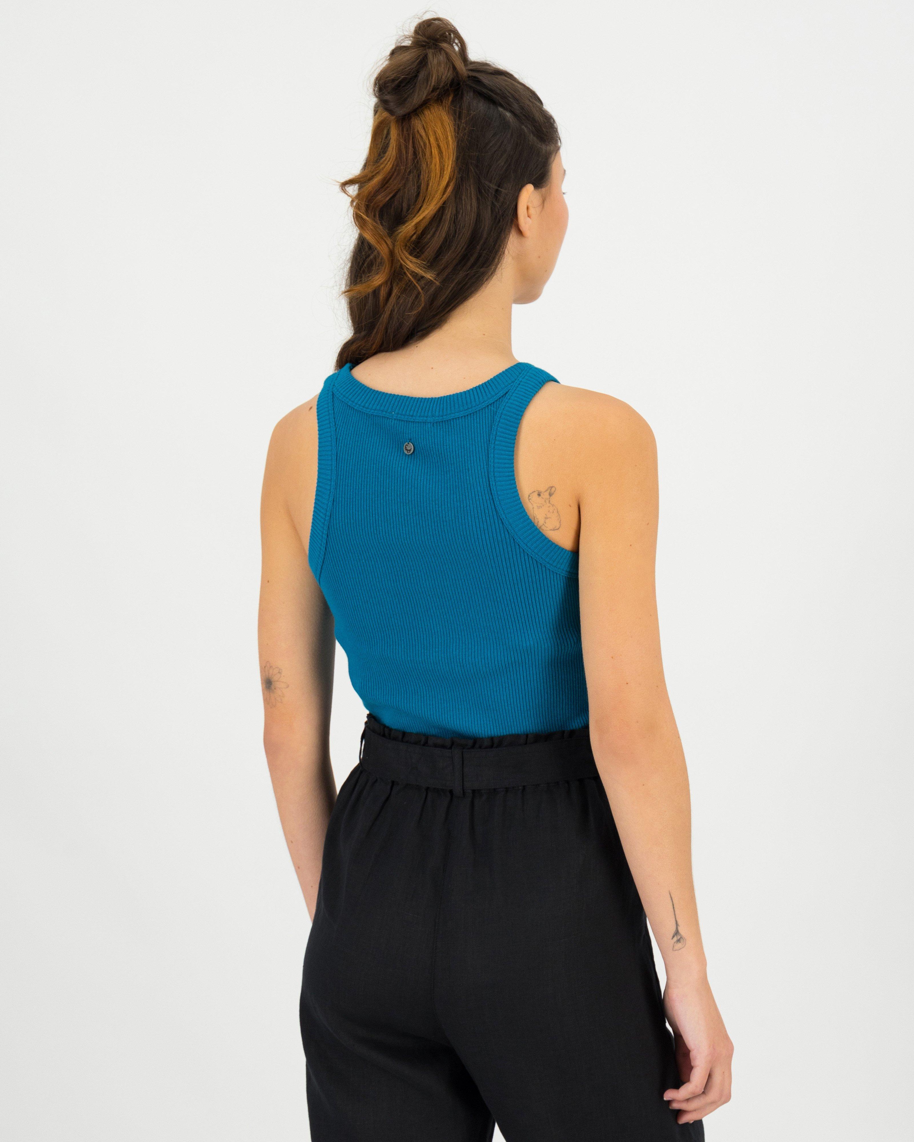 Women's Blaire Ribbed Cami -  Teal