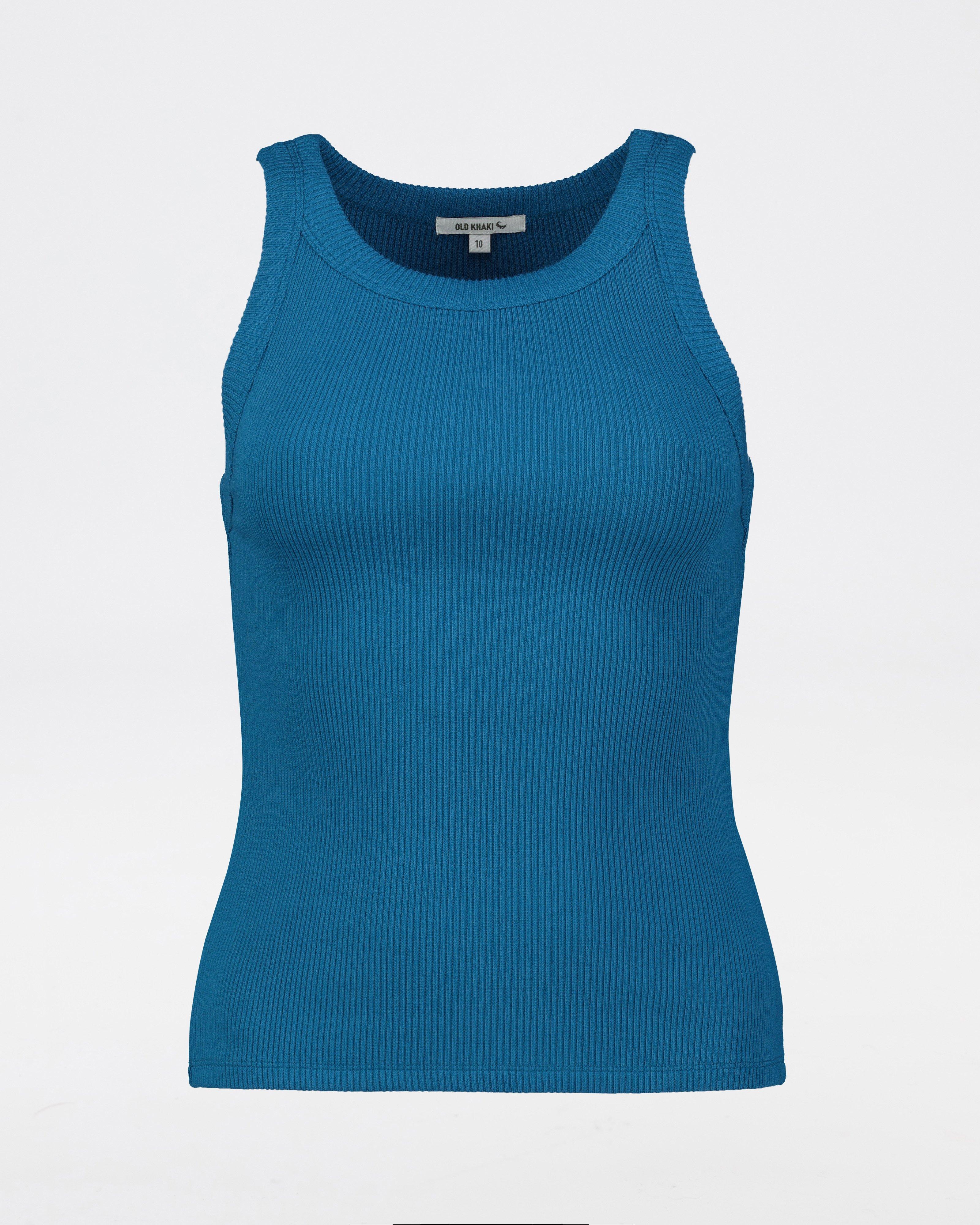 Women's Blaire Ribbed Cami -  Teal