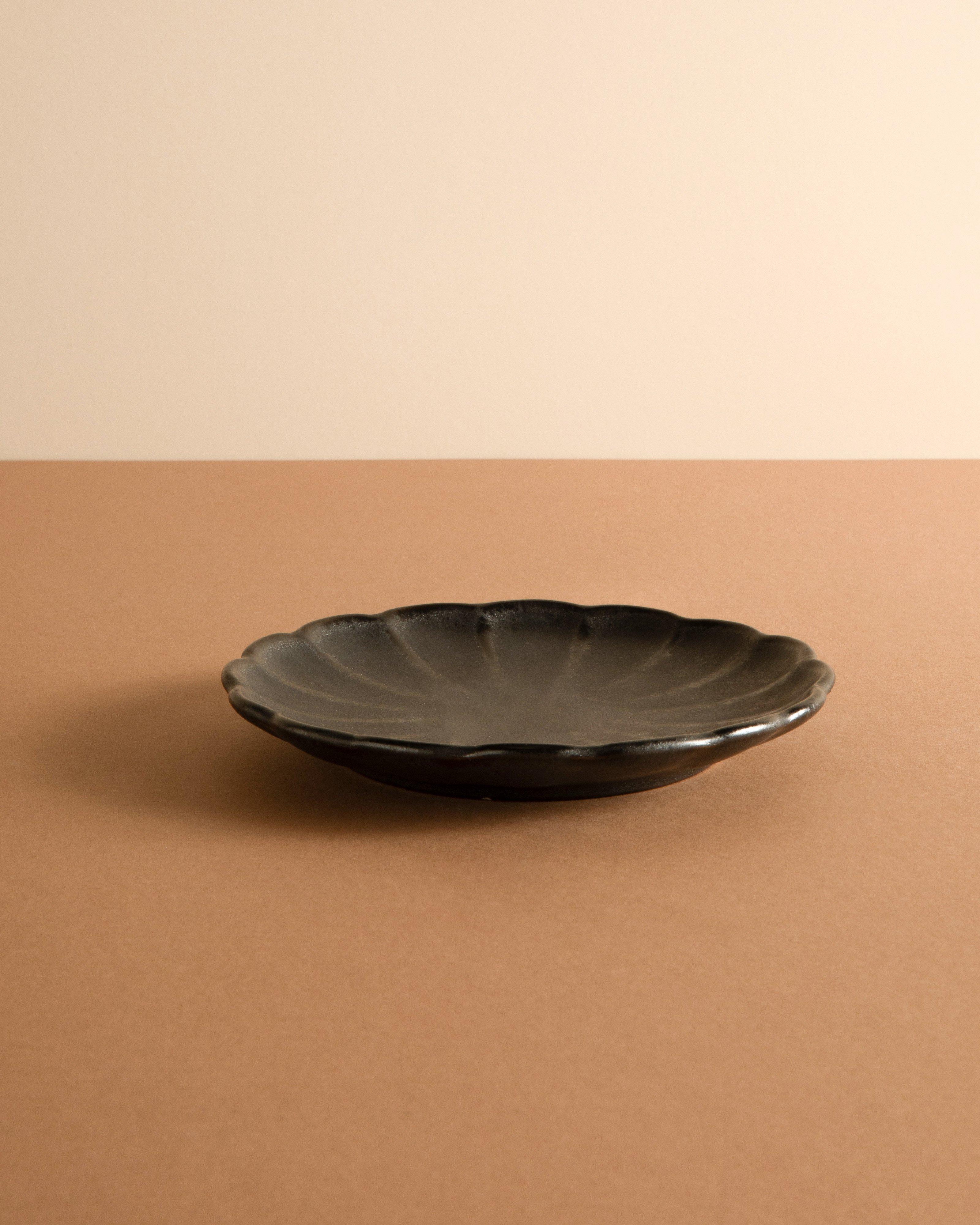 Dalia Small Plate -  Black