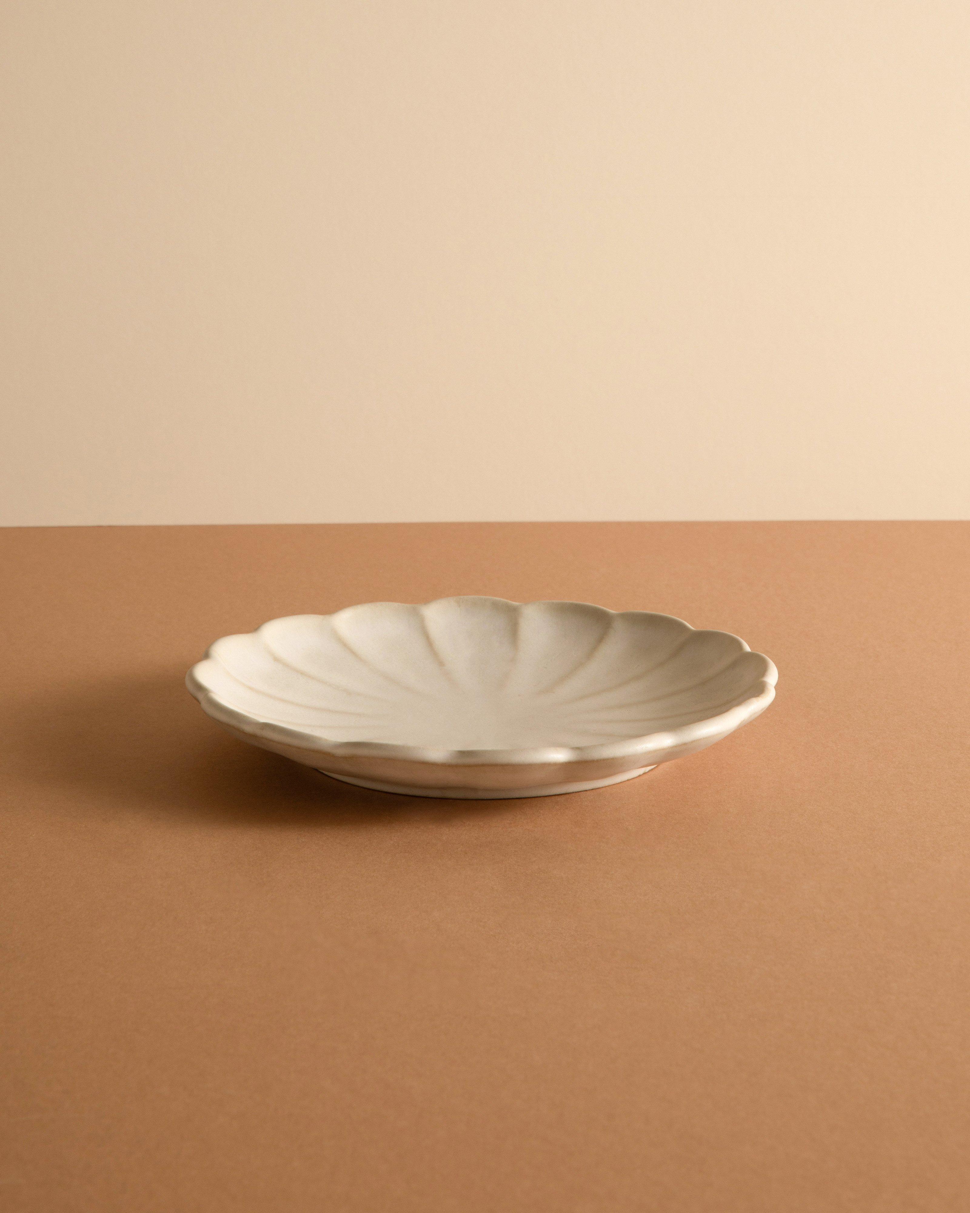 Dalia Small Plate -  Milk